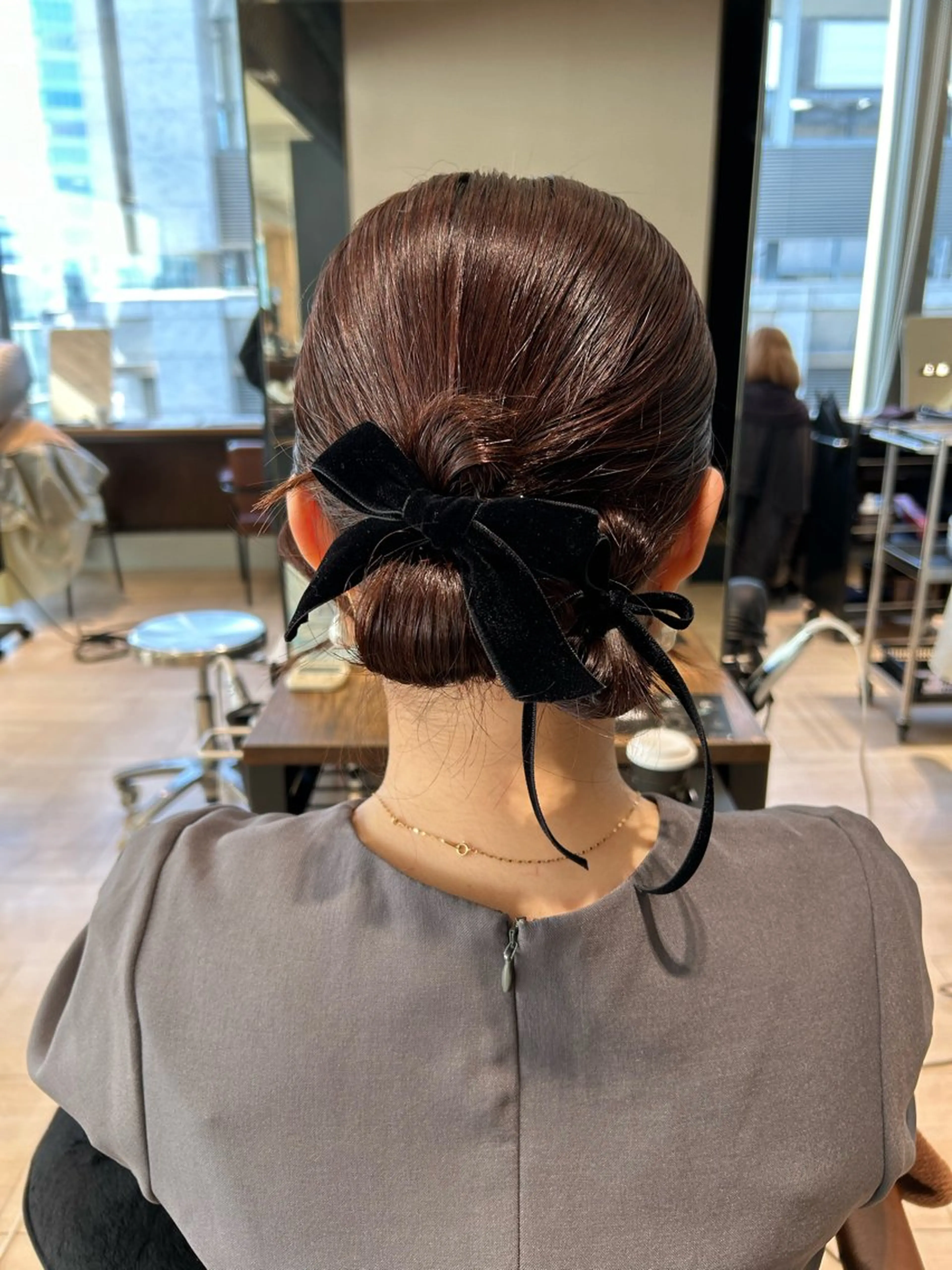 ミディアム ヘアアレンジ ヘアセット 髙木美緒🌿 レイヤー/アレンジのヘアスタイル