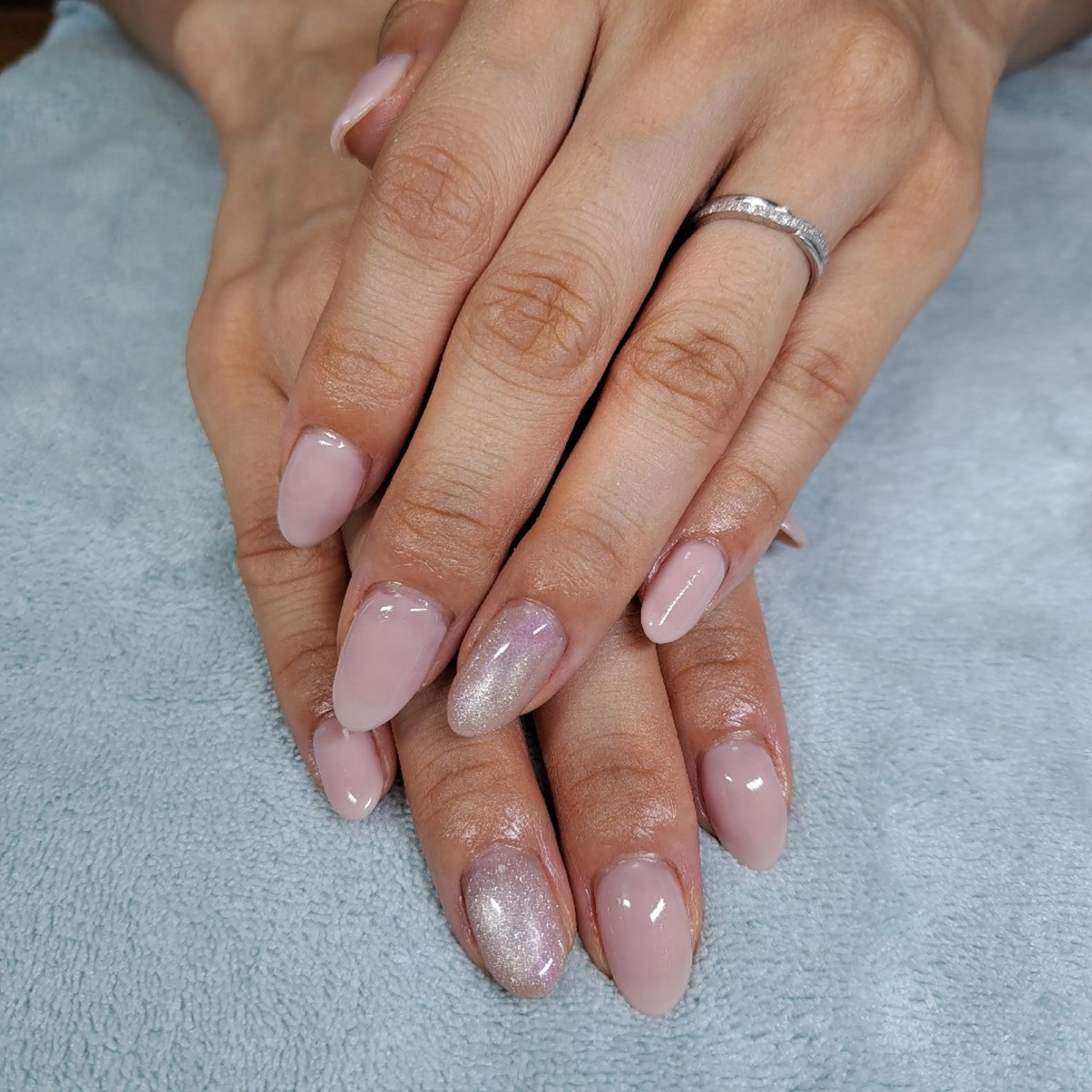 ネイル マグネットネイル ワンカラーネイル HAYASHI  Nのネイルデザイン