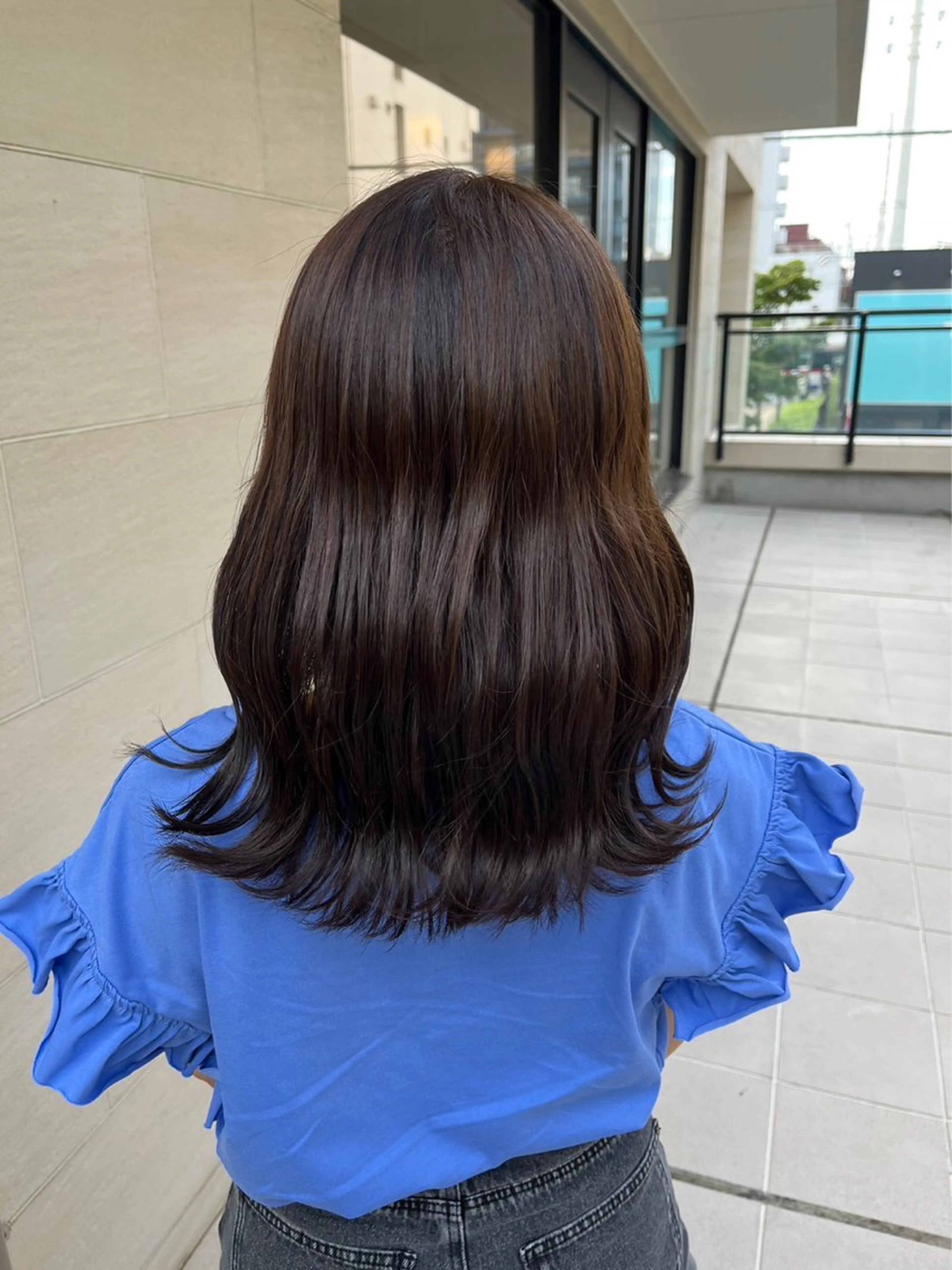 ロング カラー NaVIユウジ ブリーチカラーのヘアスタイル