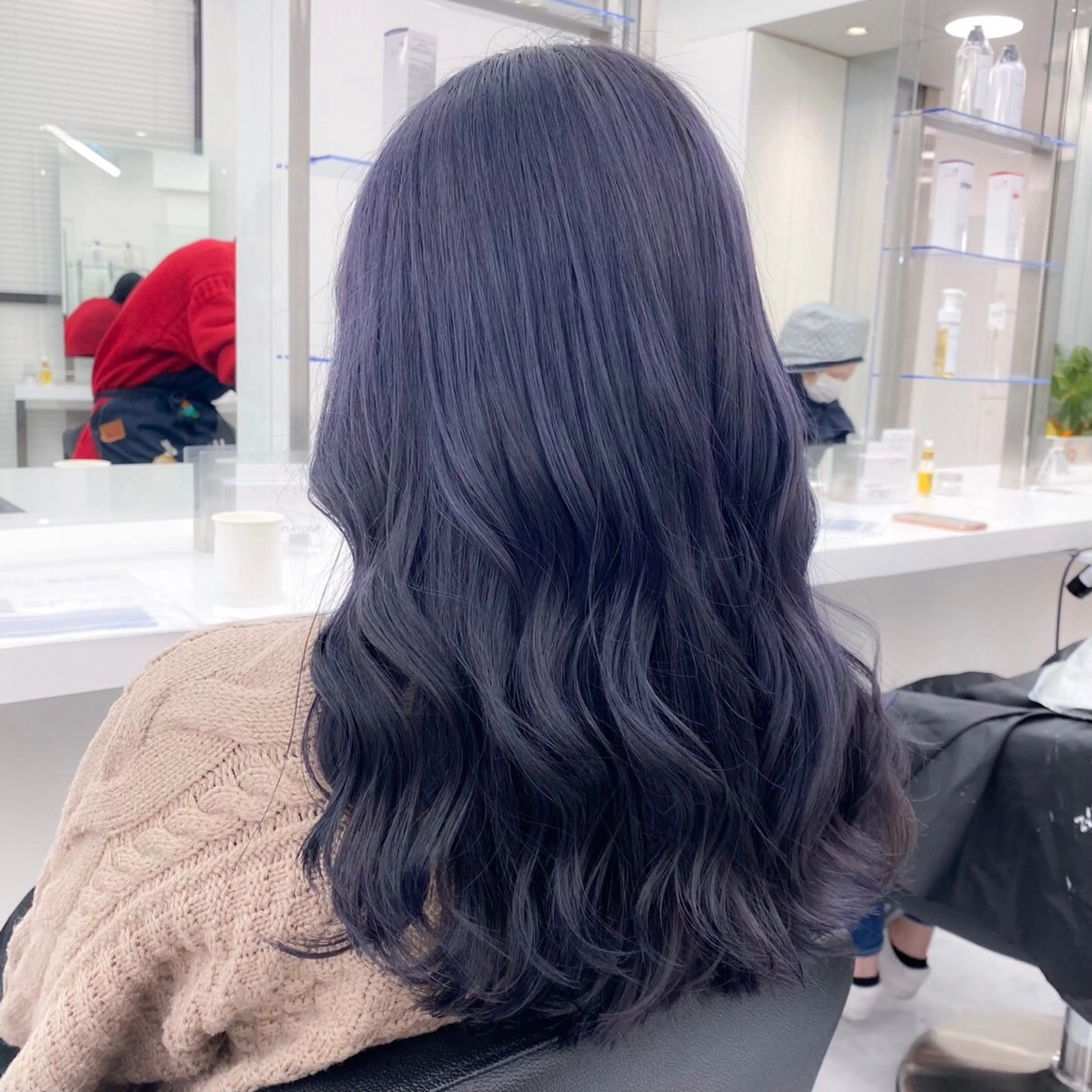 ロング カラー ヘアアレンジ ヘアカラー トリートメント ヘッドスパ ヘアセット 【公式】横浜 THREE🤎🕯️のヘアスタイル