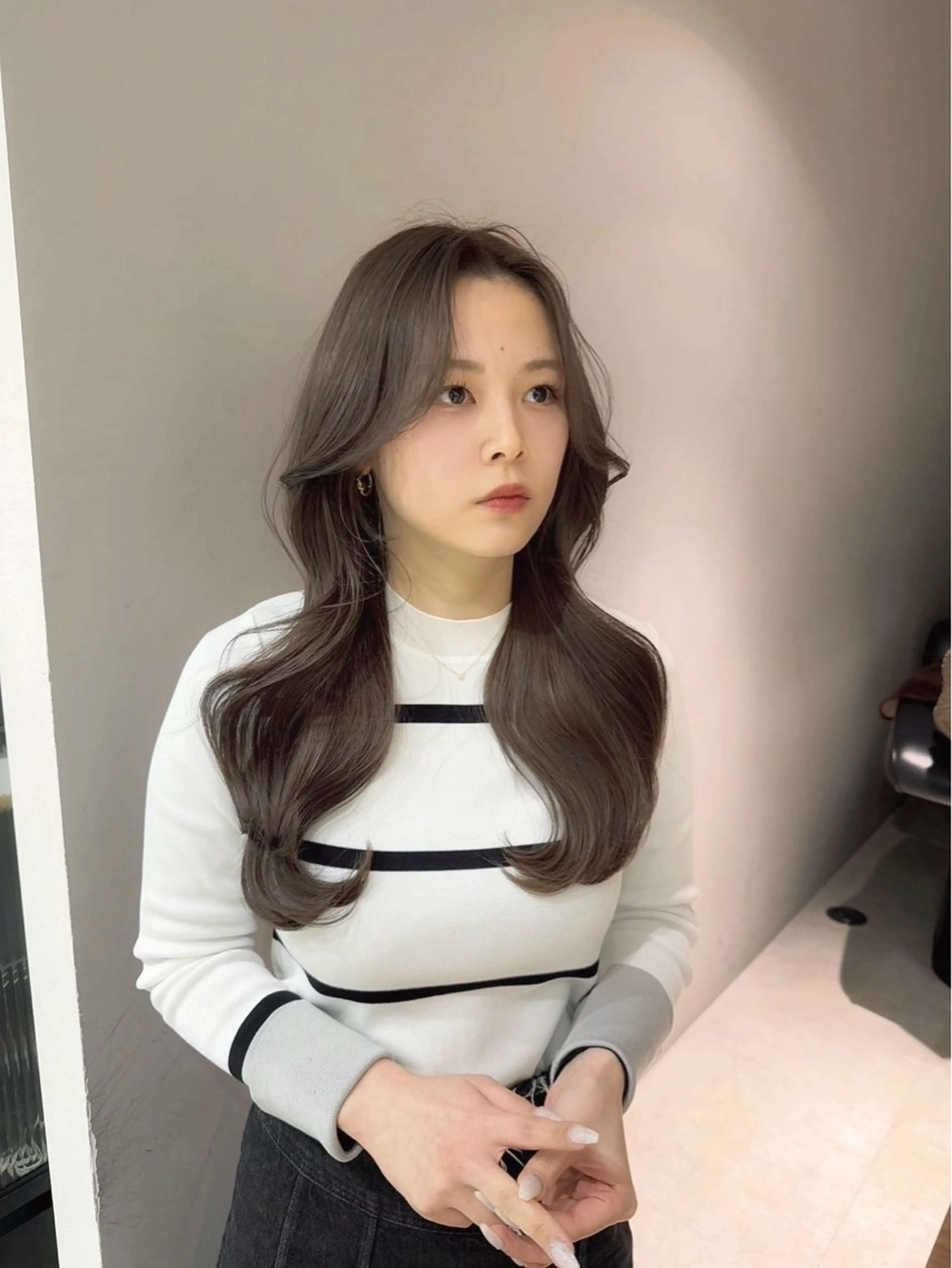 ロング AHNKISM所属・トレンド🌷 ボブ　パーマ🩰のヘアスタイル