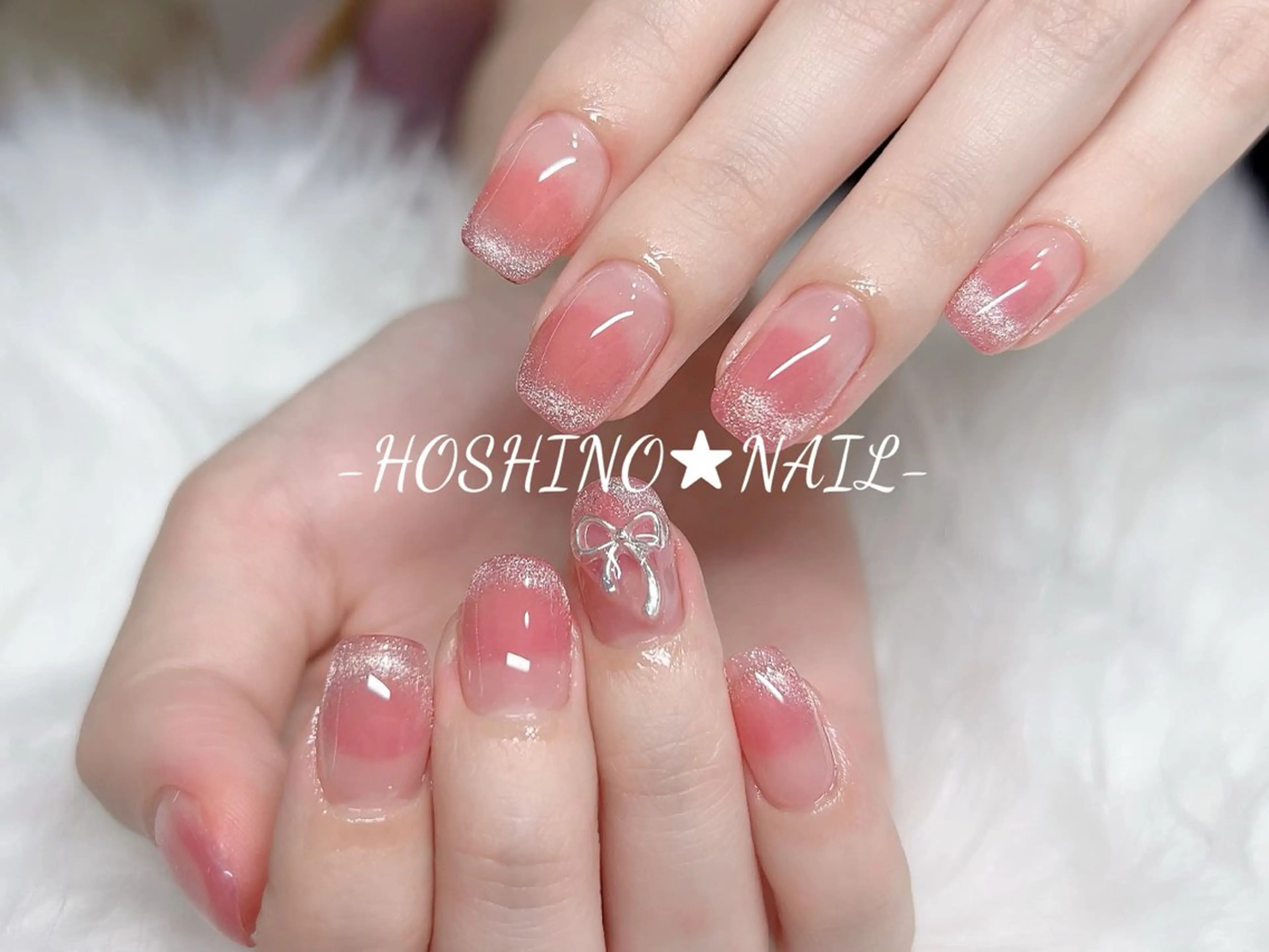 ネイル オーロラネイル チークネイル ドット フットネイル フレンチネイル ハンドネイル ★HOSHINO NAIL★新宿店のネイルデザイン