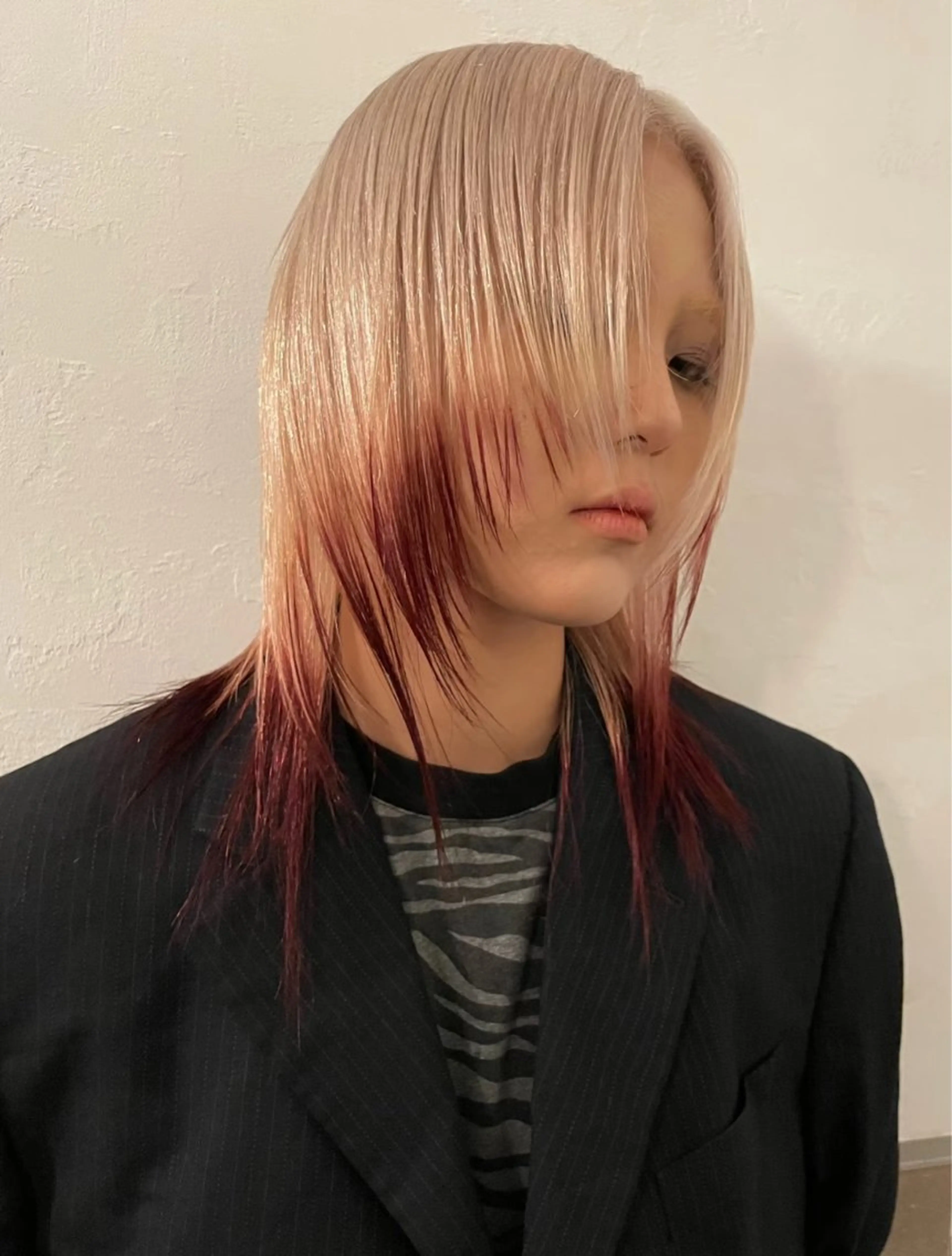 ミディアム カラー カット ヘアカラー トリートメント デザインカラー⭐︎★ 🐆hyoma🐆のヘアスタイル