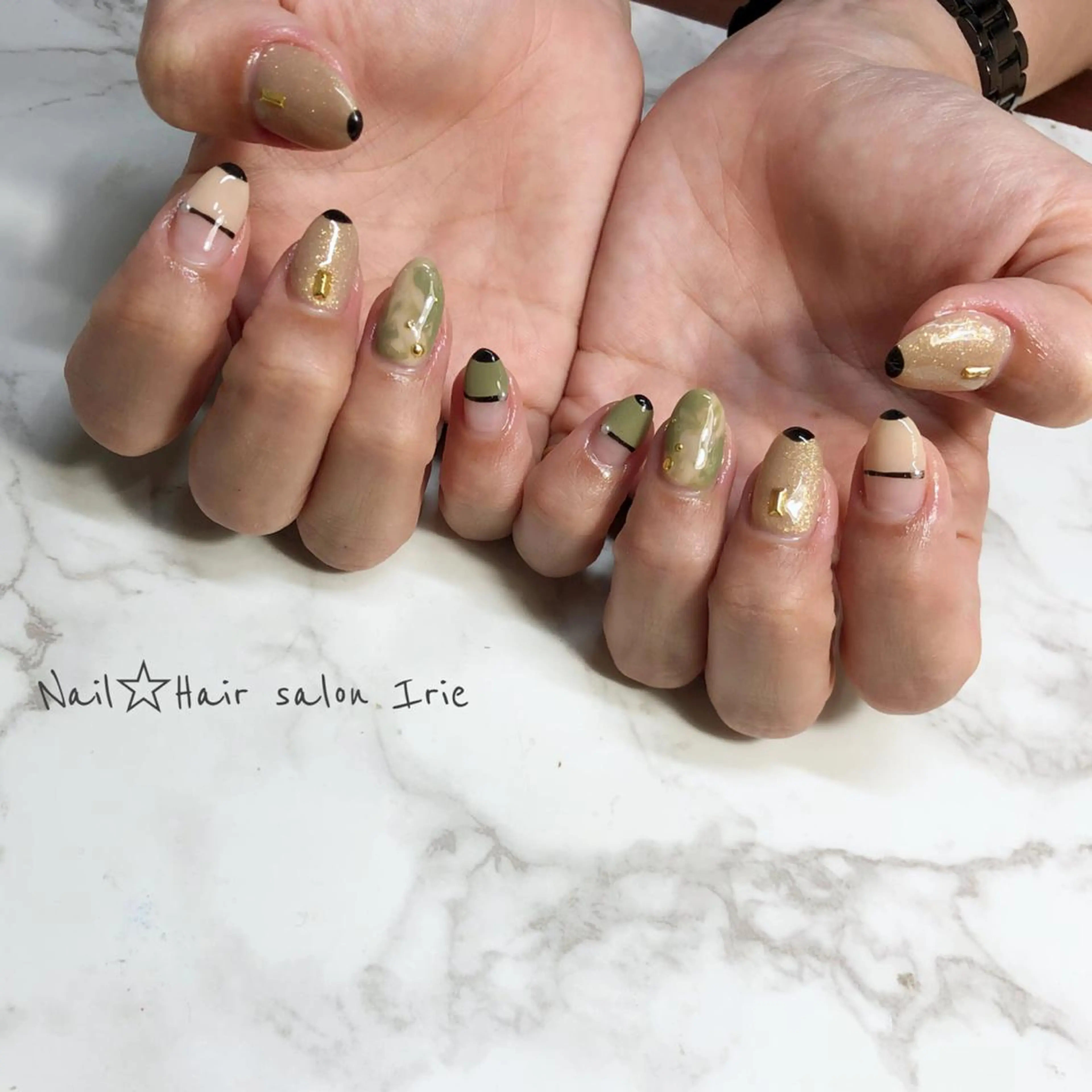 ネイル ハンドネイル Hair salon Irie所属・與儀 知佳のネイルデザイン