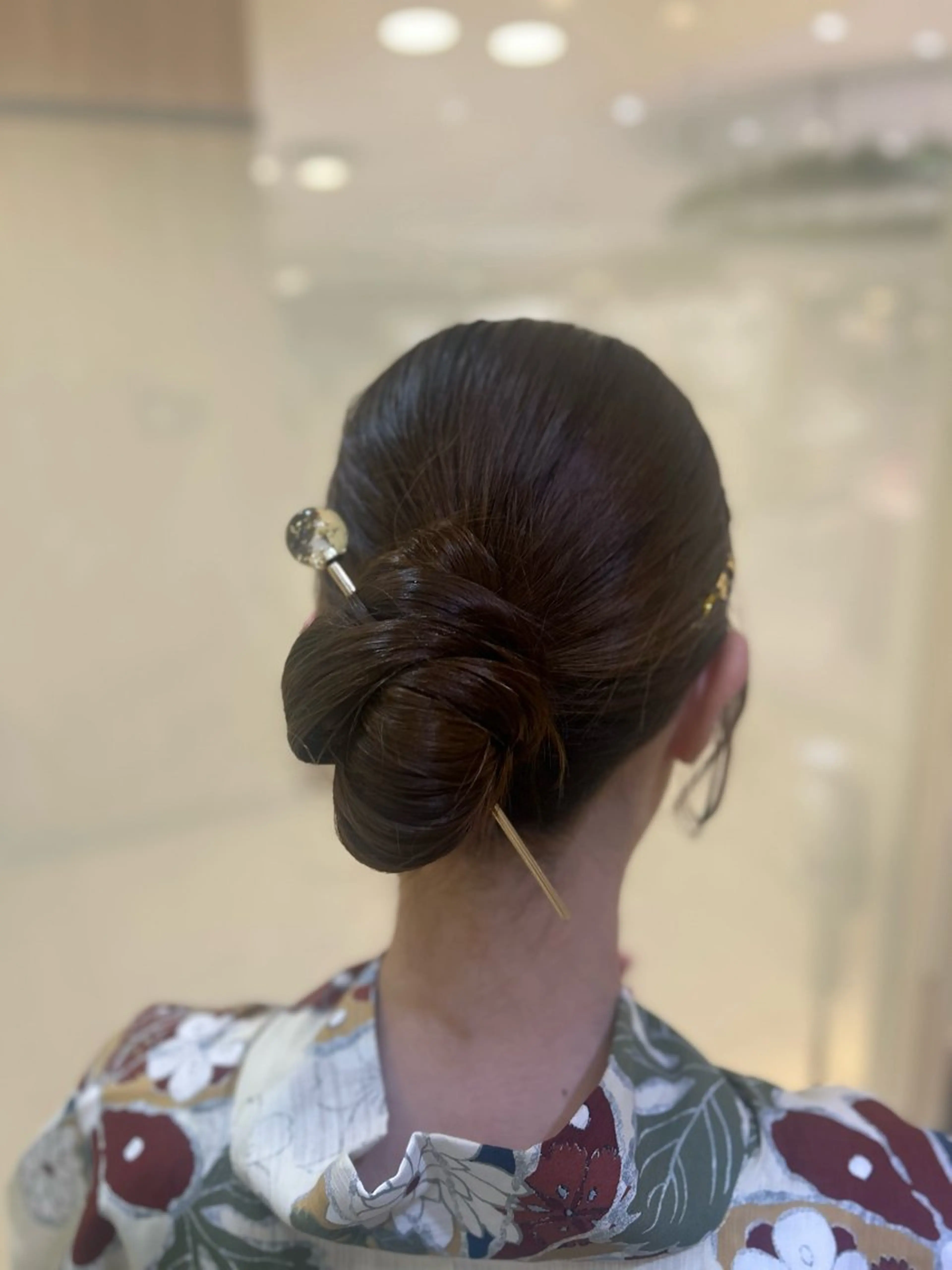 ロング ヘアセット 艶質改善/縮毛矯正 ササキナツミのヘアスタイル