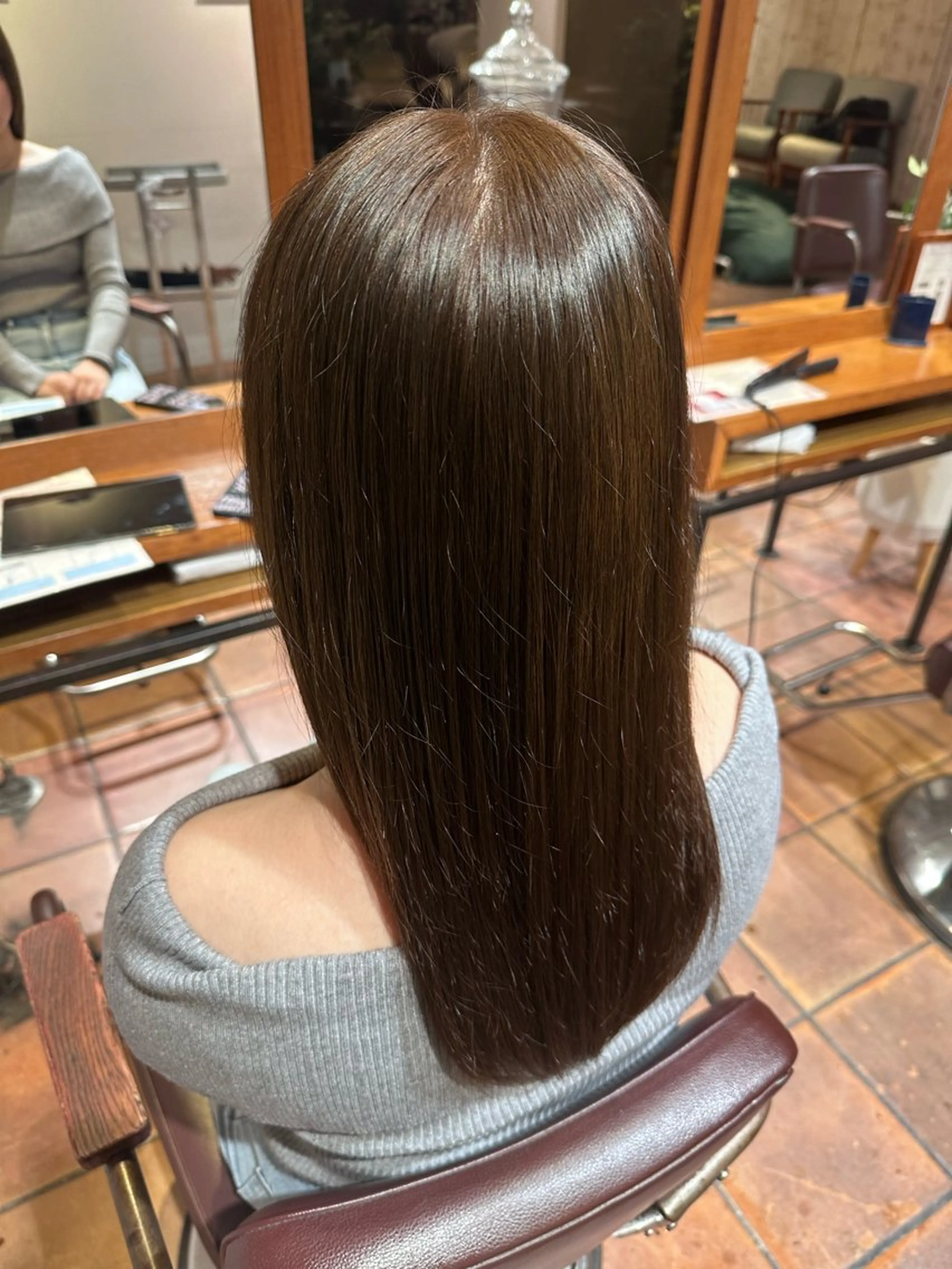 セミロング カラー Rio 🫧金沢文庫のヘアスタイル