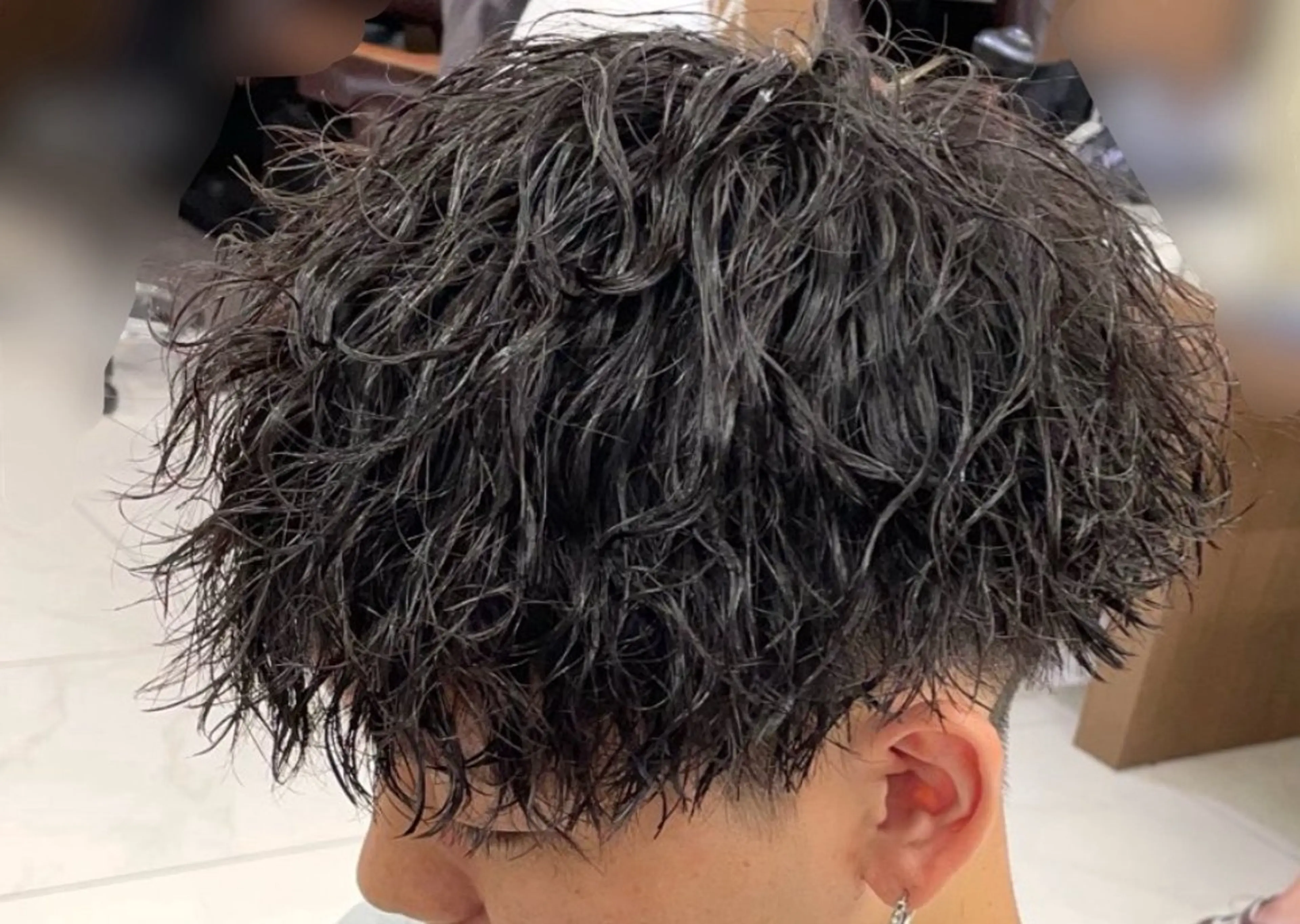 パーマ メンズ カット パーマ 👑駅近メンズサロン パーマ特化北千住👑のヘアスタイル