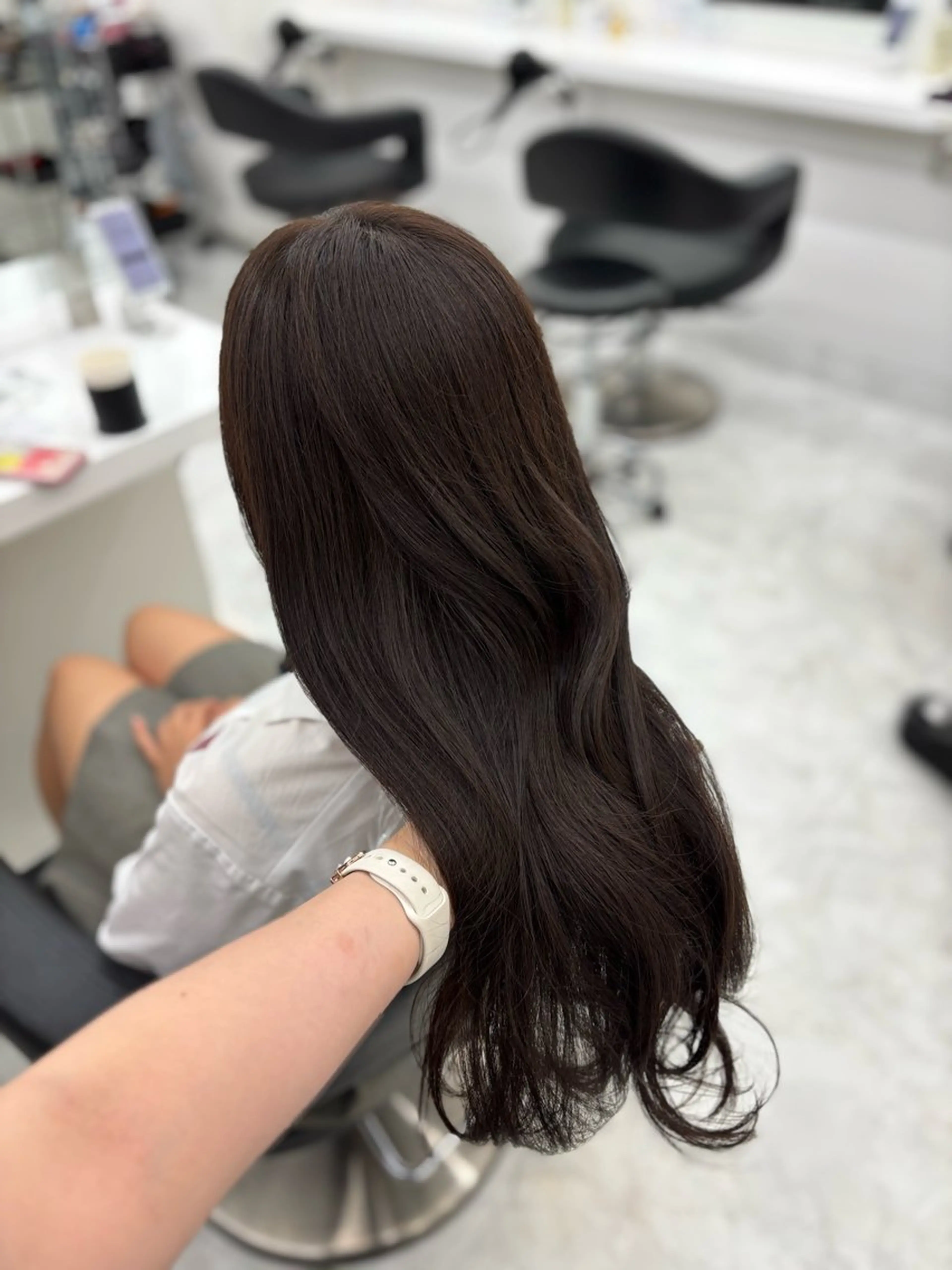 ロング カラー カット ヘアカラー 🤍レイヤー/顔周り 暖色hirari🤍のヘアスタイル