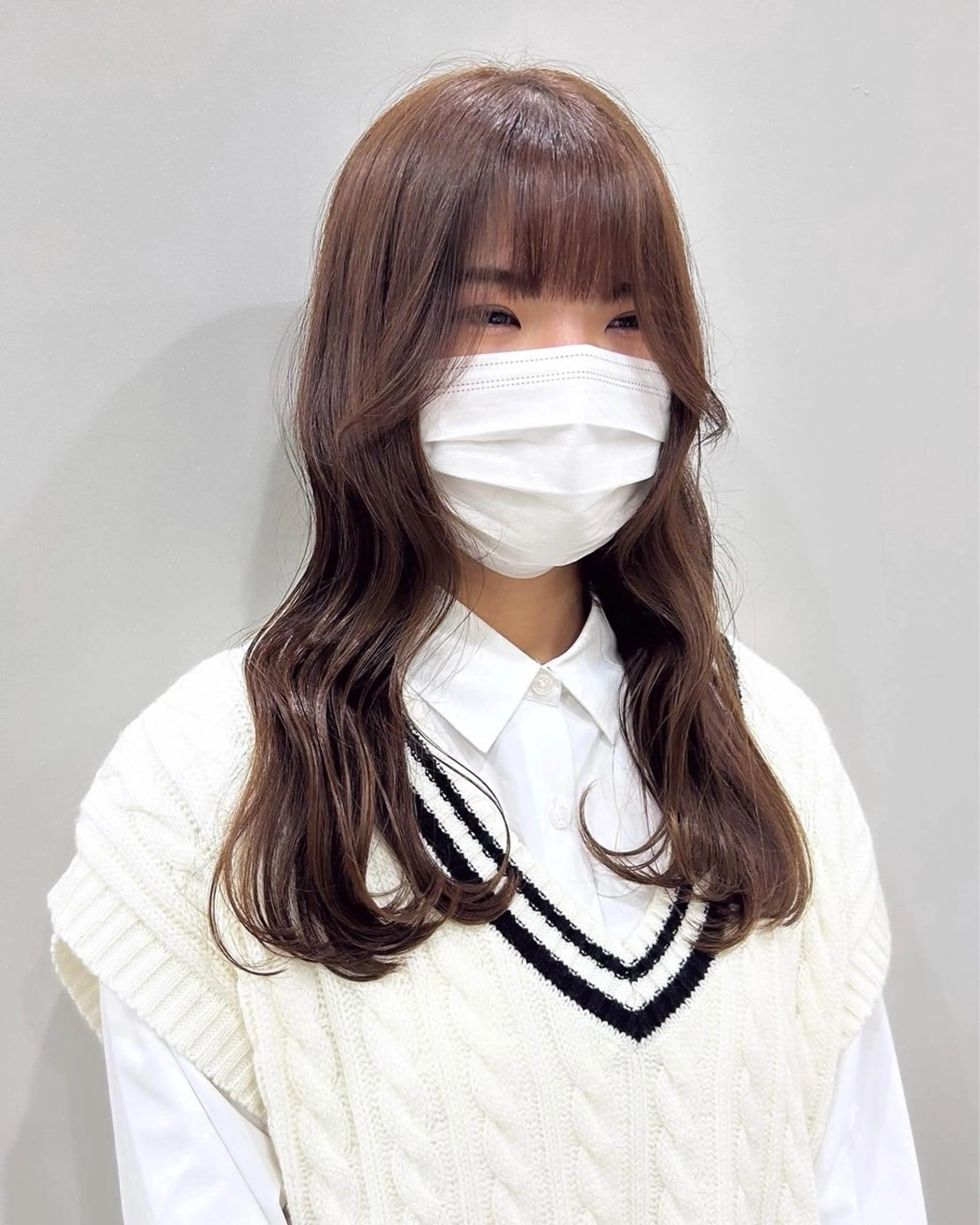 ロング カラー ハピネス所属・川本 真鈴のヘアスタイル