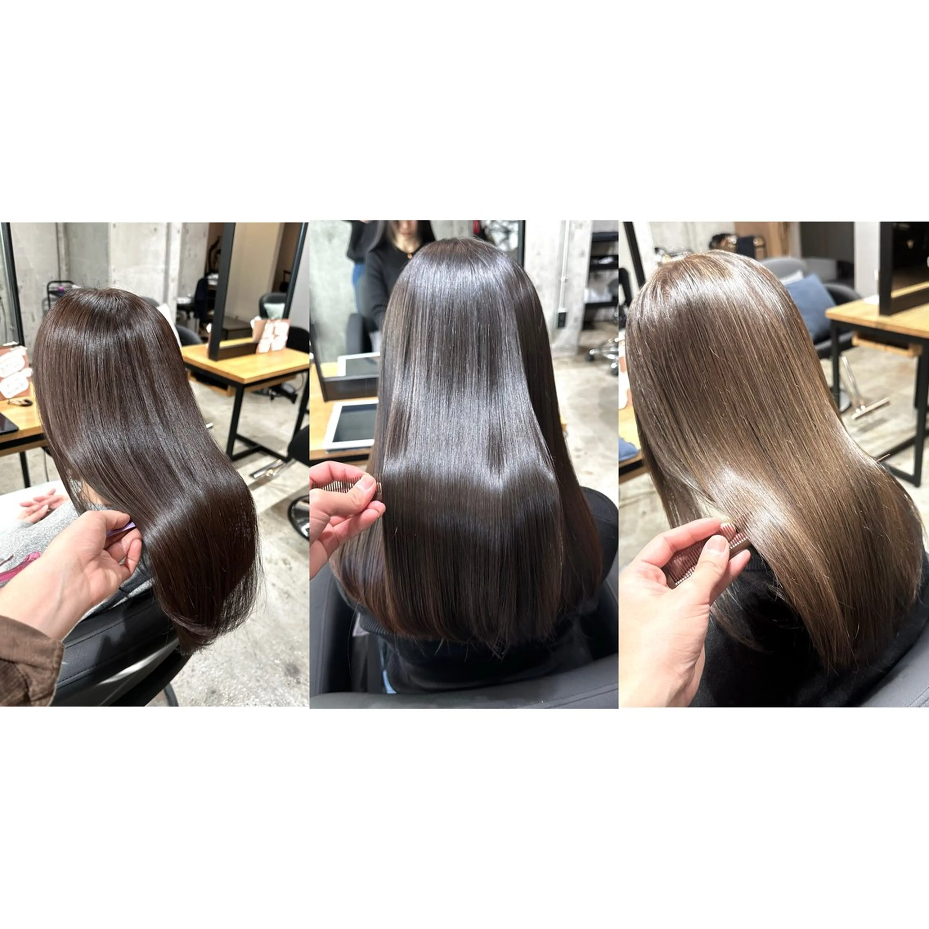 ロング カラー カット ヘアカラー トリートメント ✨髪質改善/ブリーチ /ショート高山のヘアスタイル