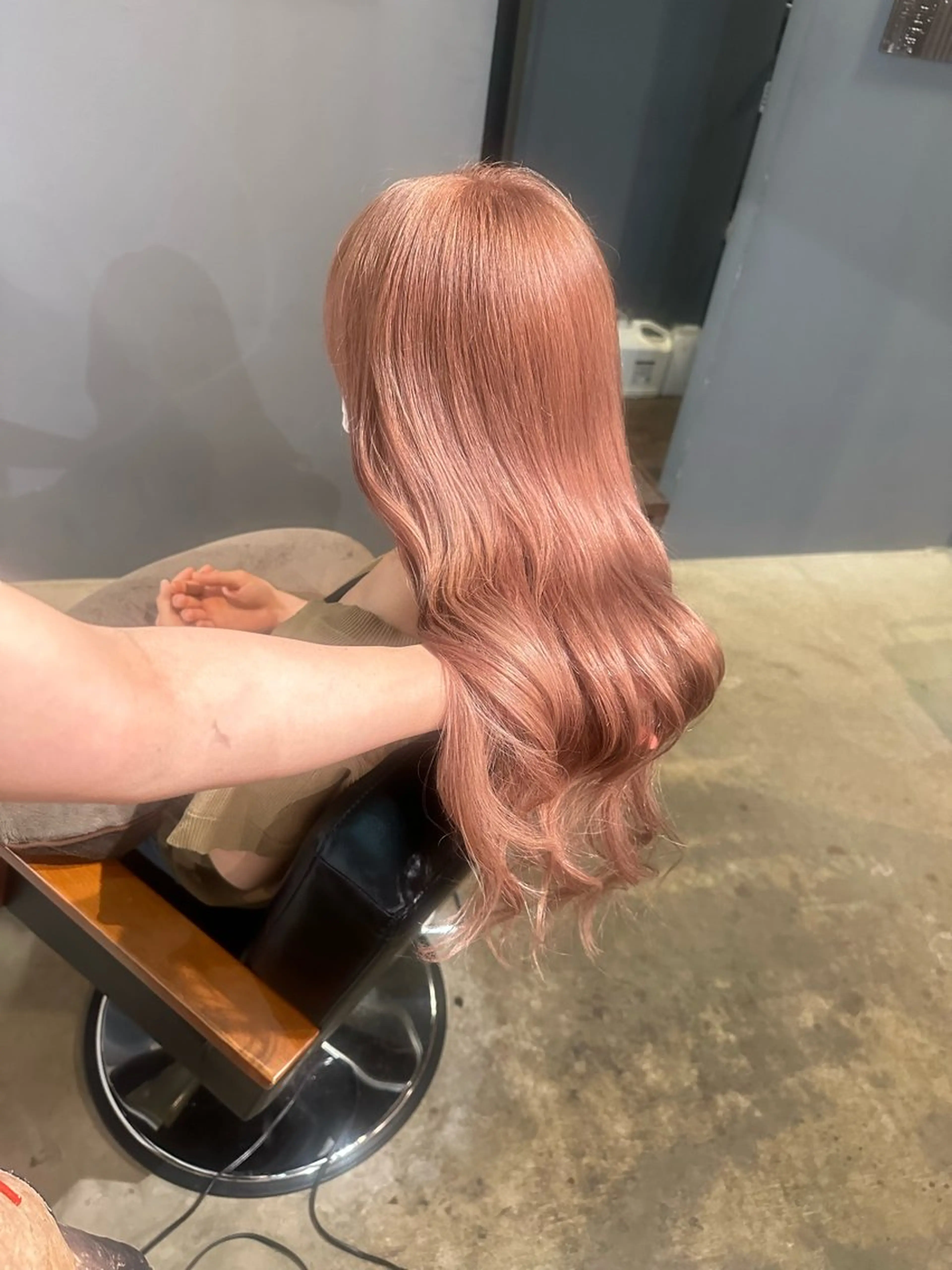 ロング ヘアカラー トリートメント Baby美容師 Ninaのヘアスタイル