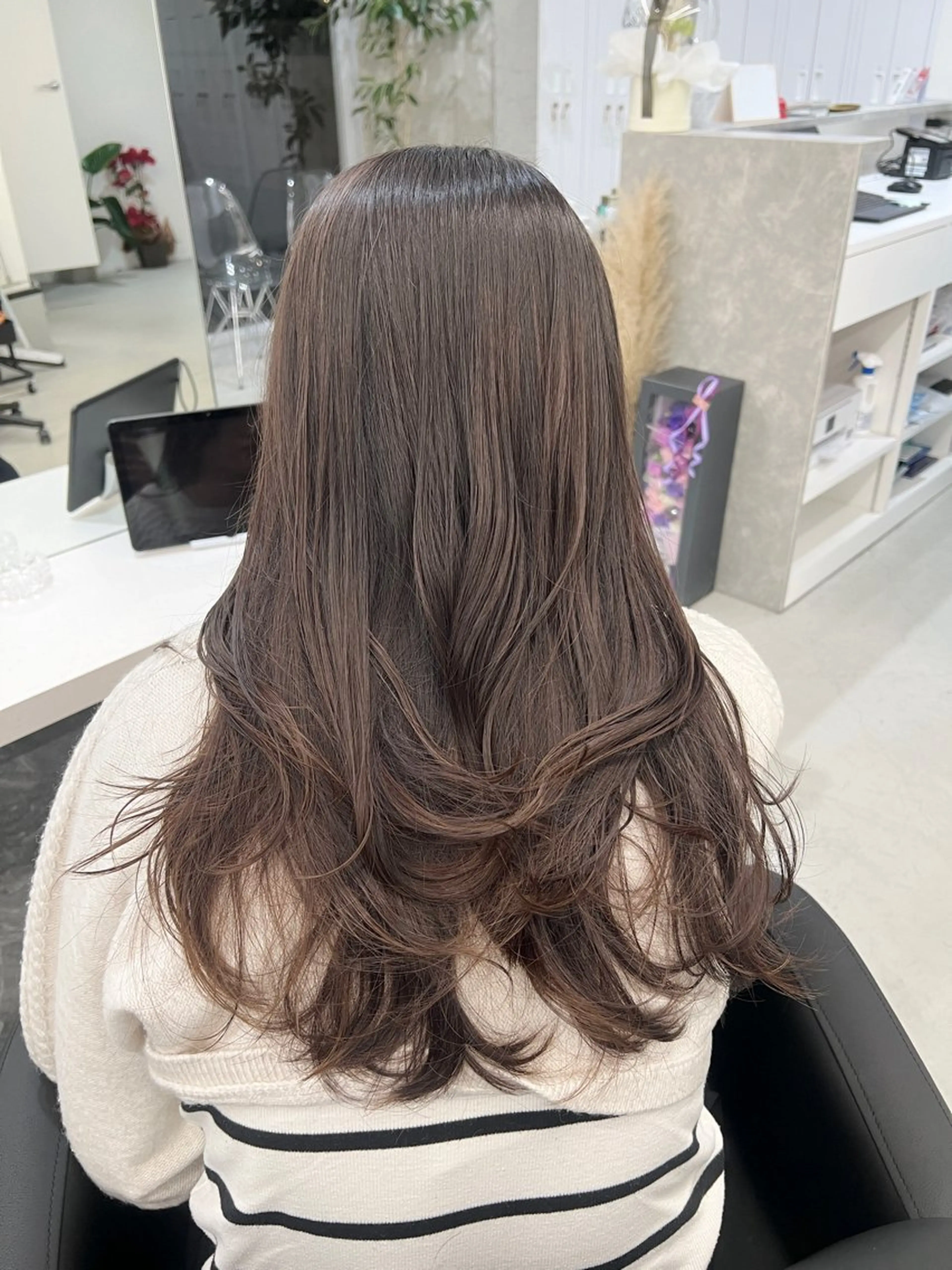 ロング くせ毛 髪質改善 縮毛矯正 トリートメント 頓所 大昂のヘアスタイル