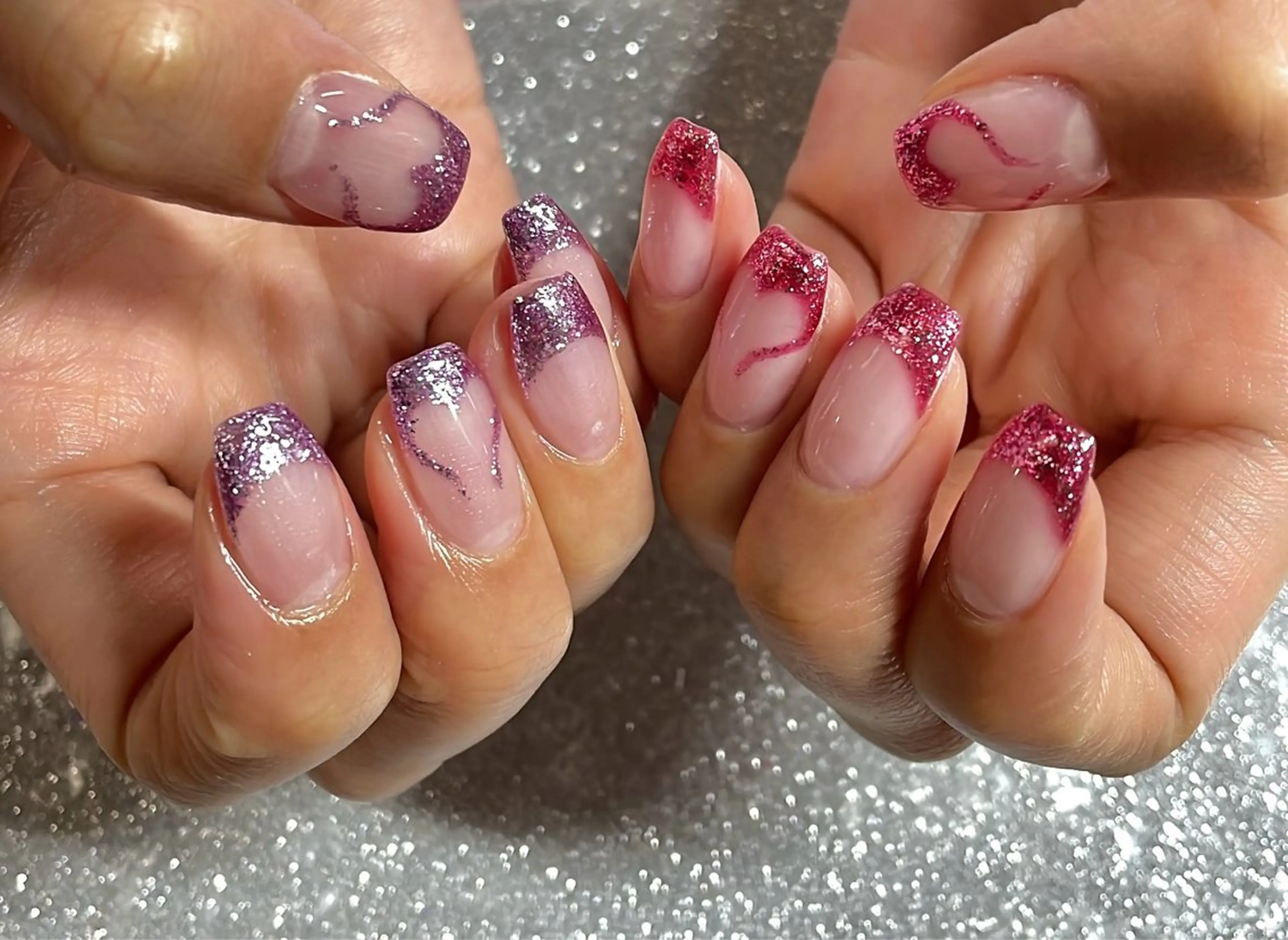 ネイル ハンドネイル VIERU 🌈🎀💖のネイルデザイン