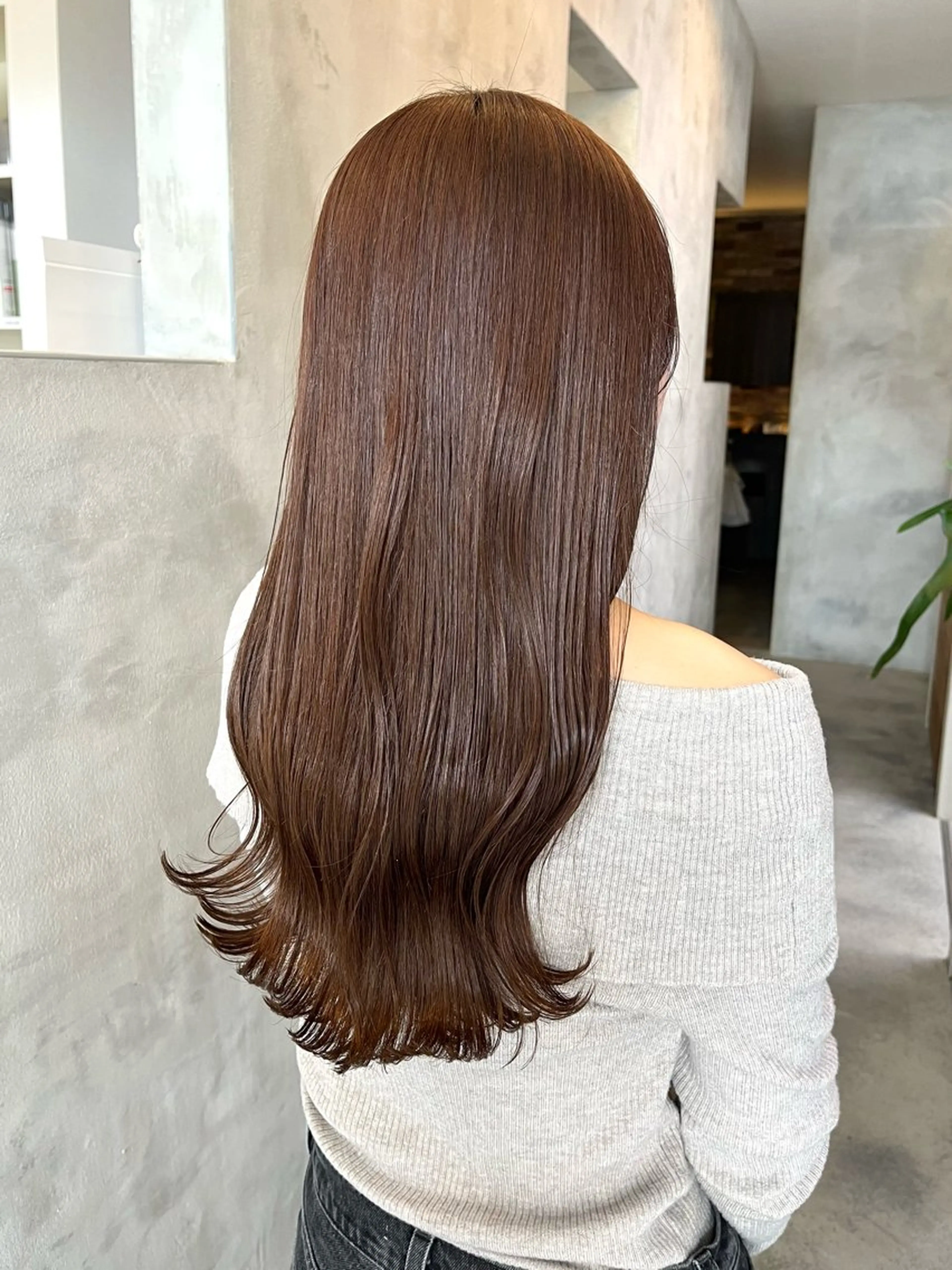ロング カラー ベージュカラー カット ヘアカラー トリートメント Salon de  COCO所属・Yu kaのヘアスタイル