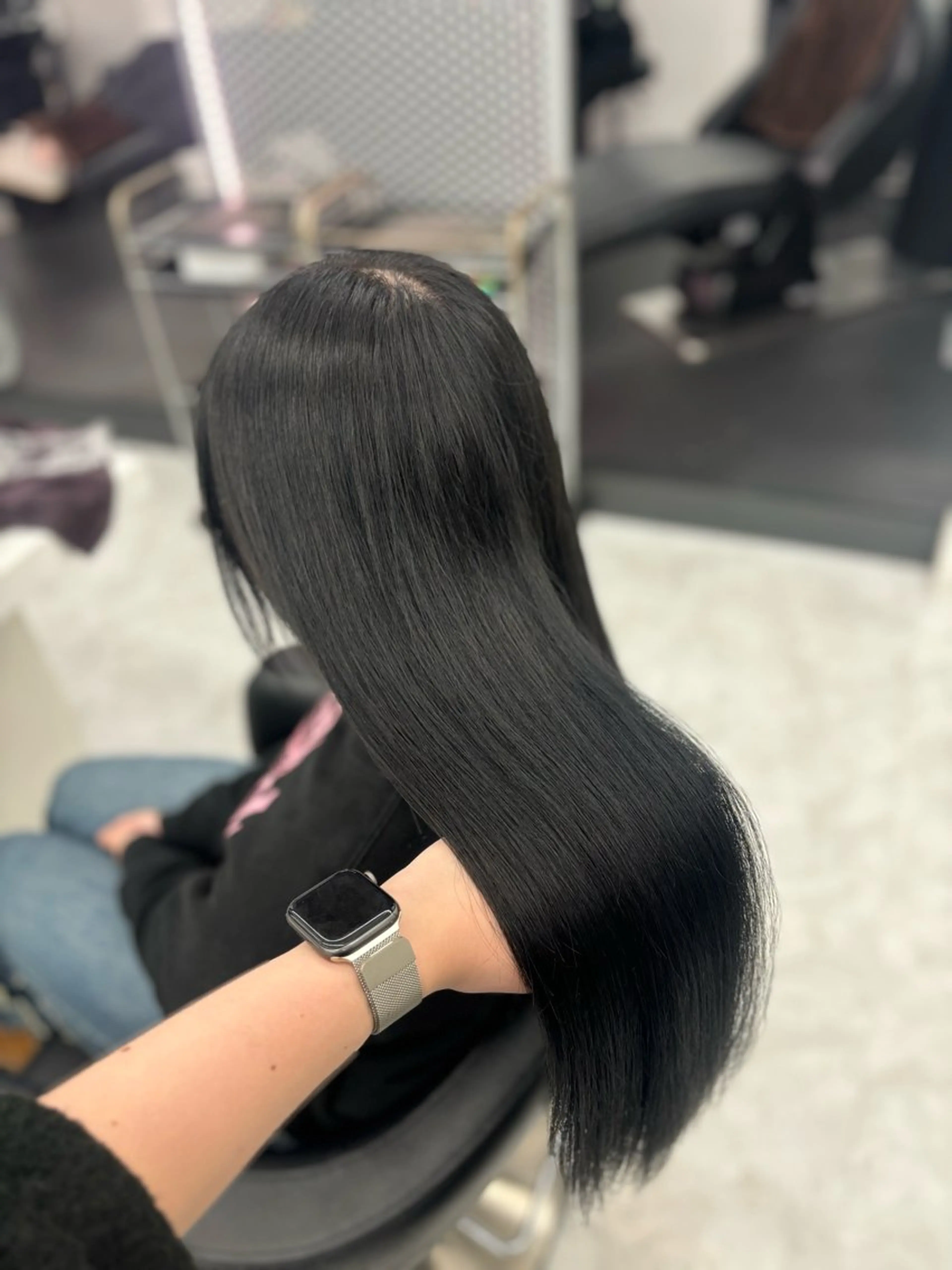 ロング カラー ヘアカラー トリートメント 🤍レイヤー/顔周り 暖色hirari🤍のヘアスタイル