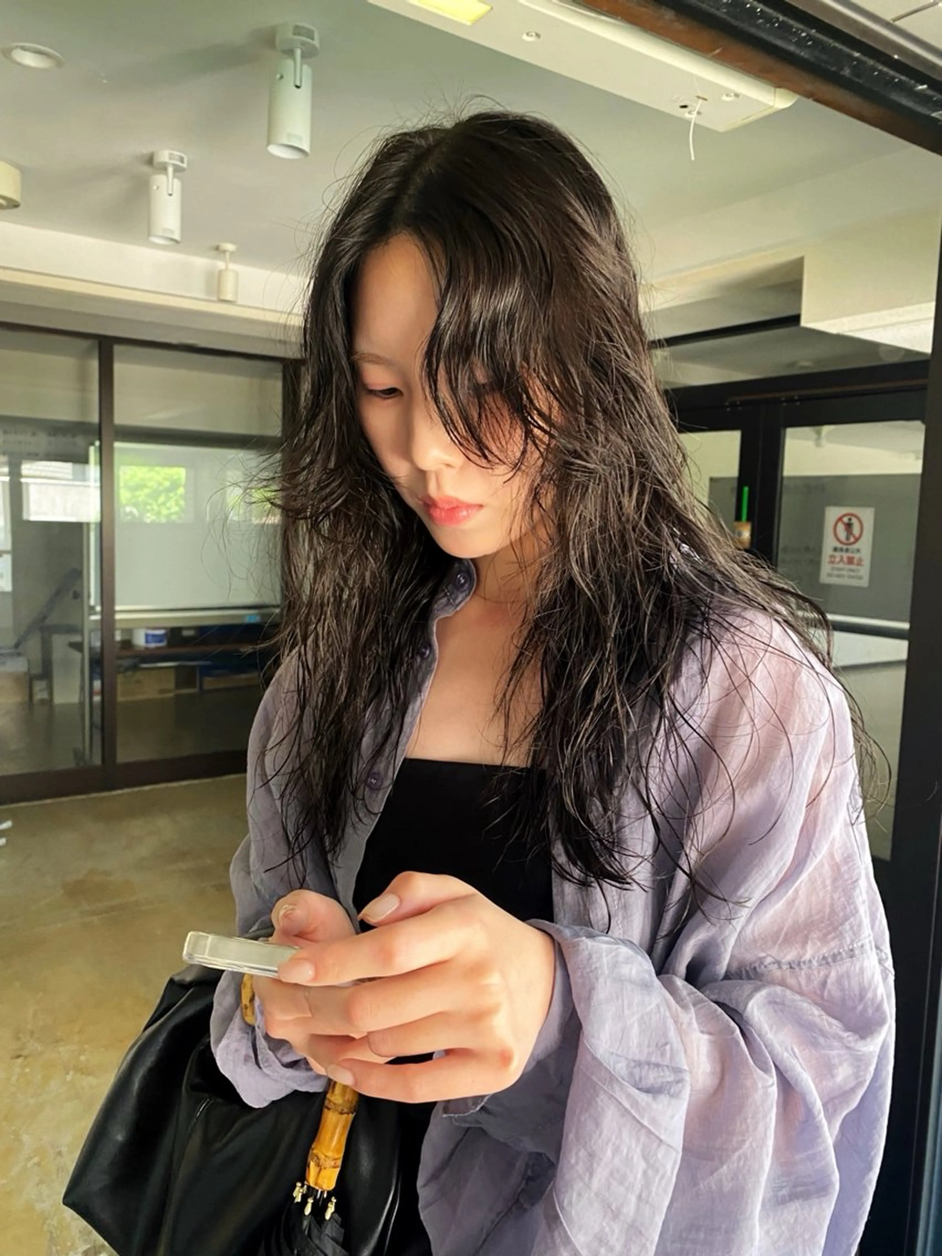 セミロング カラー パーマ カット ヘアカラー パーマ GATTACA所属・KEI gattacaのヘアスタイル