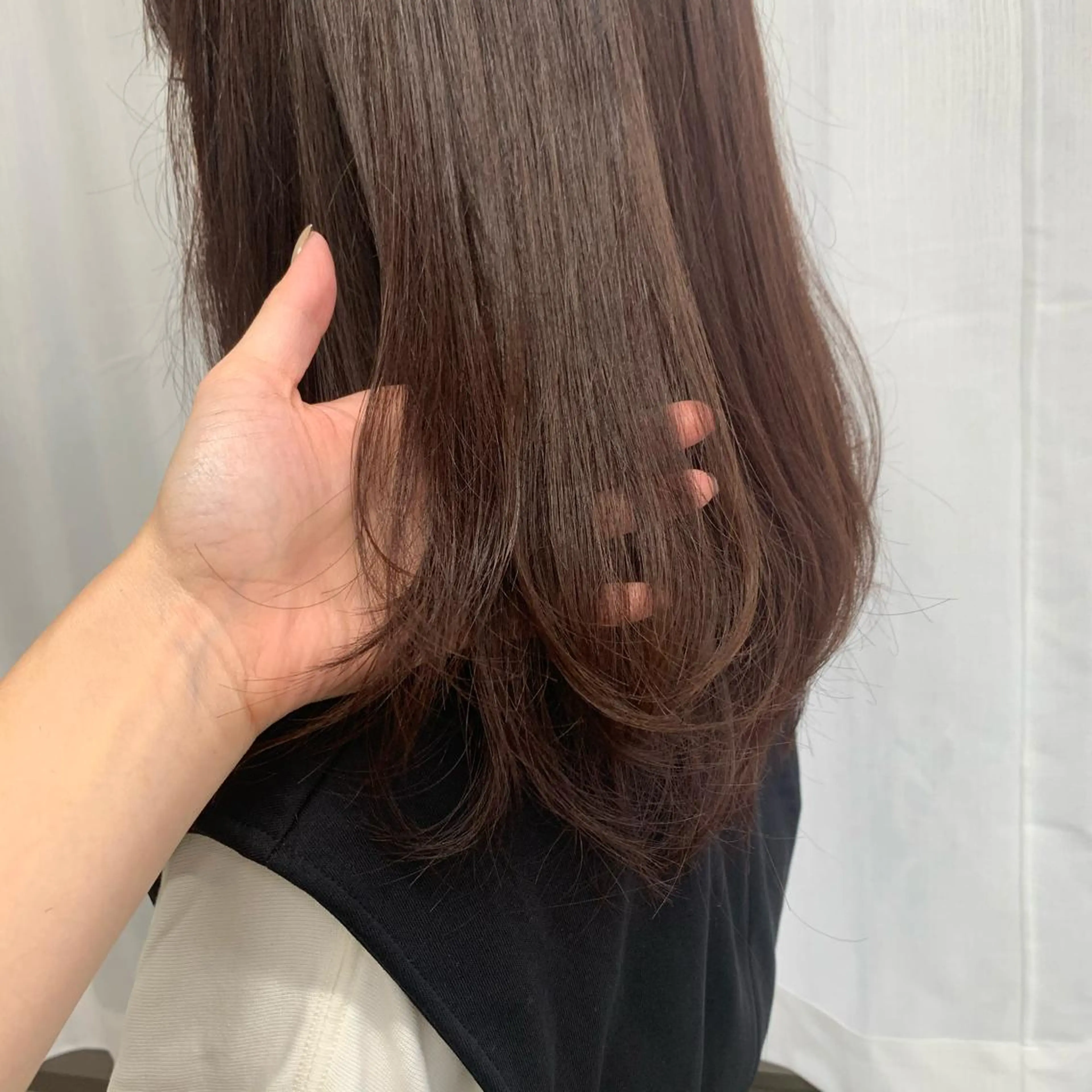 セミロング カラー TriumpH天王寺店【ミルボンAujua認定サロン】所属・SAKI🐈‍⬛【 HAPPY届けます】のヘアスタイル