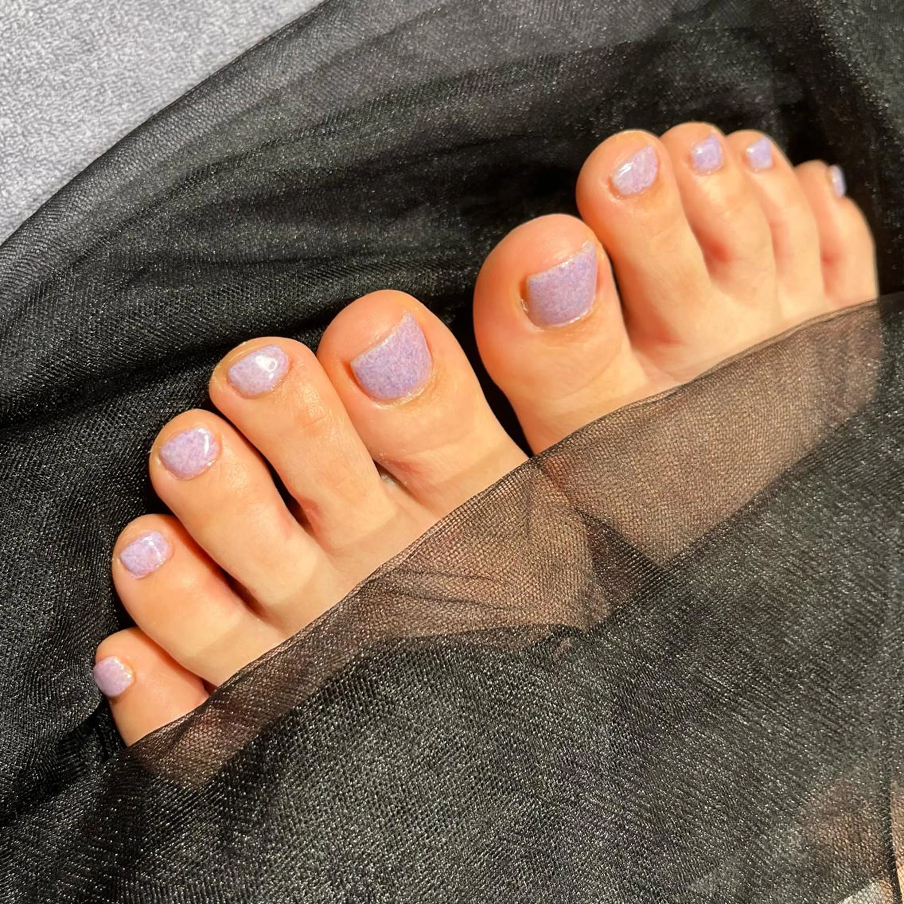 ネイル フットネイル ワンカラーネイル Liberta所属・森 まりなのネイルデザイン