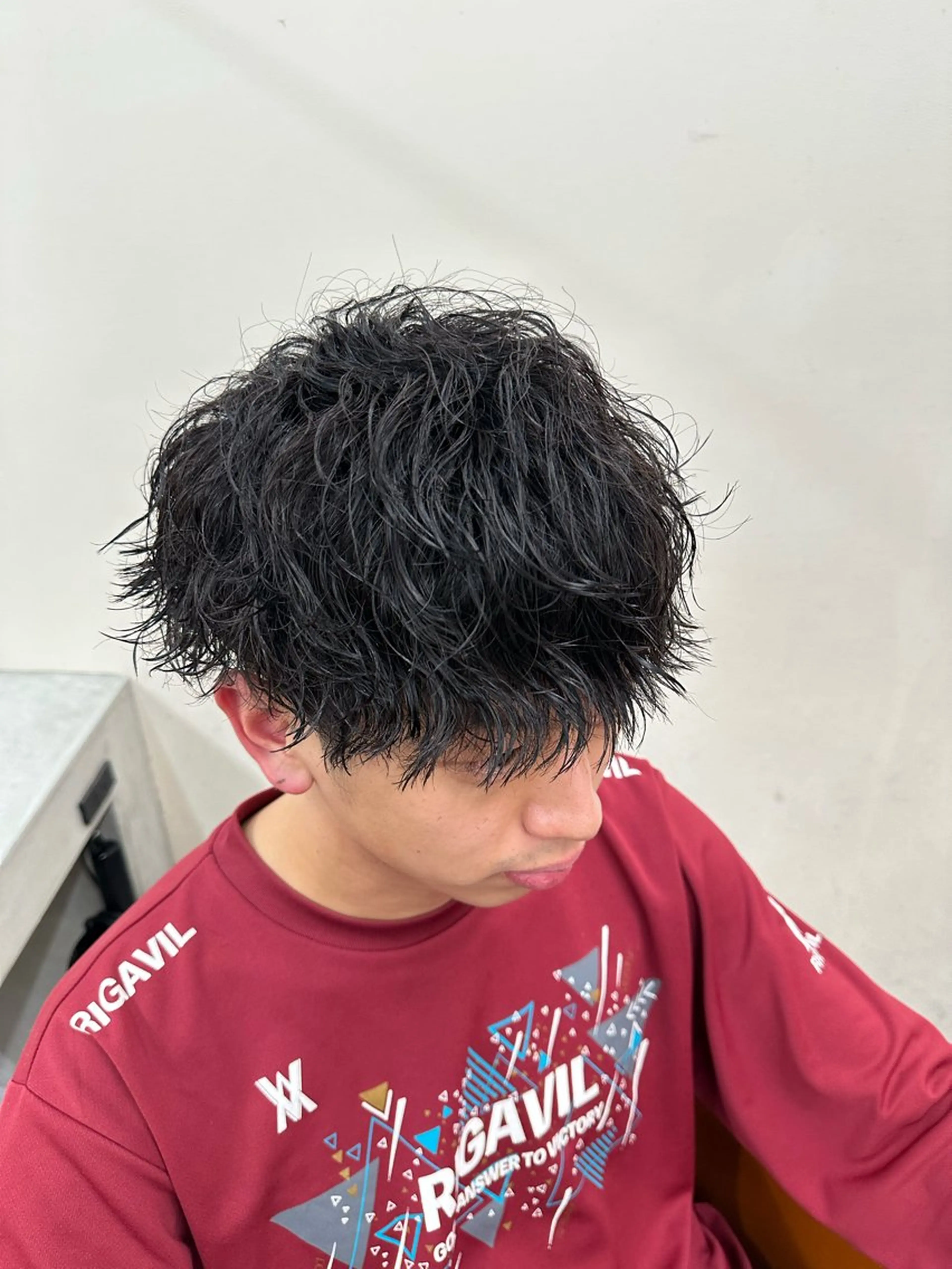 パーマ メンズ カット パーマ KING of hair by NOISM所属・梅田/メンズカット/ パーマ/秋本 大智のヘアスタイル
