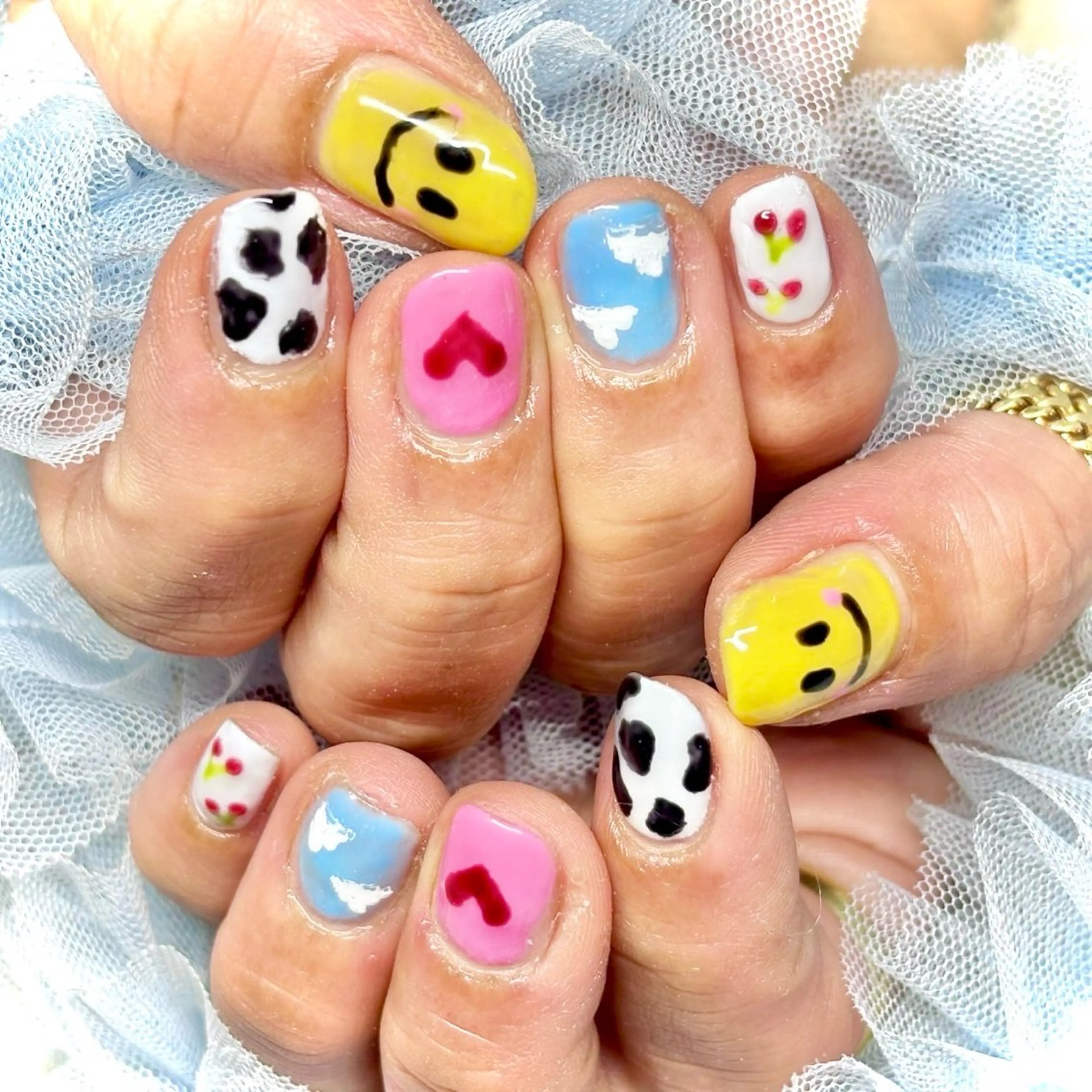 ネイル 韓国ネイル ワンホンネイル miminon 自宅ネイルサロンのネイルデザイン