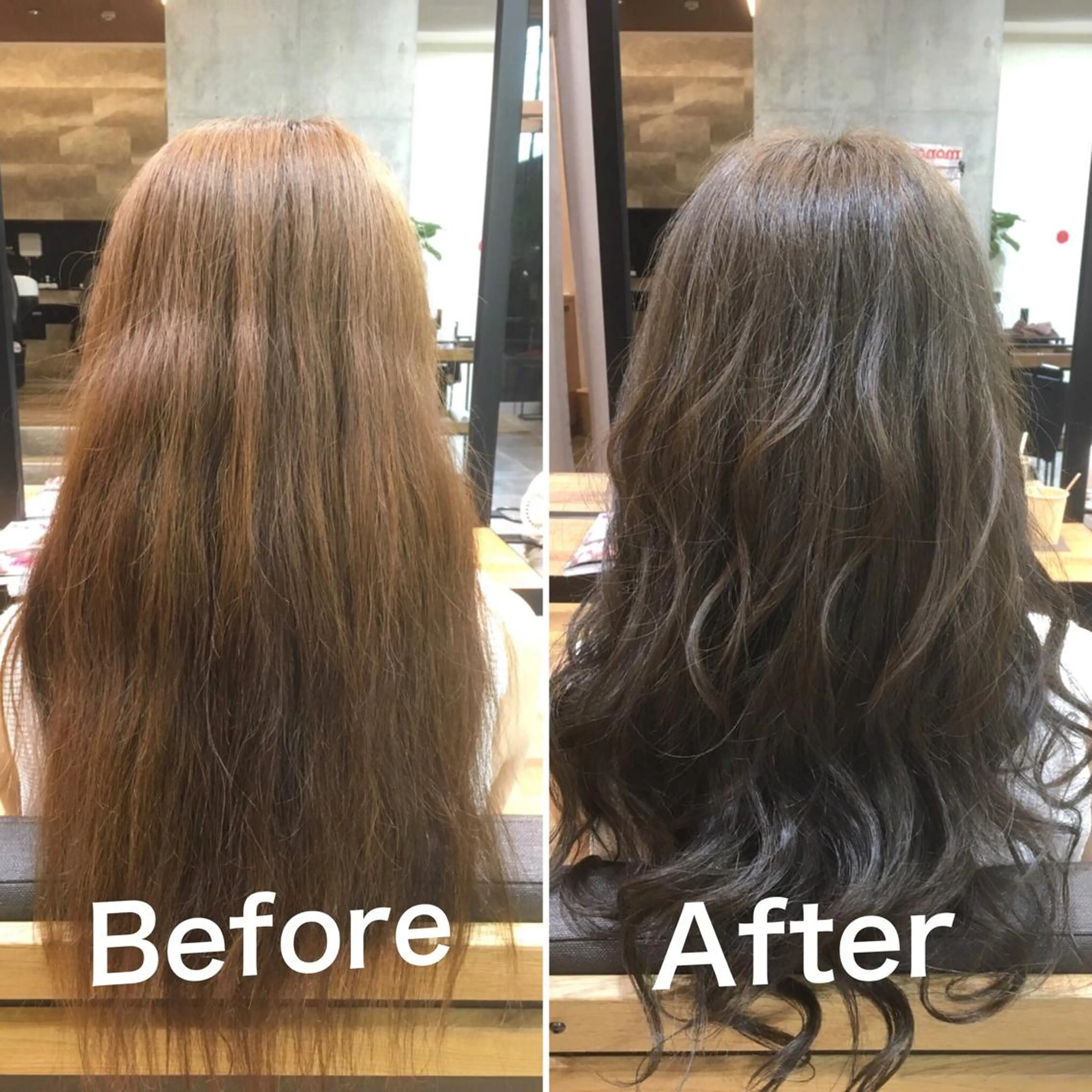 カラー アディクシーカラー オレンジ カット トリートメント 佐瀬竜矢PRIMAL /portのヘアスタイル