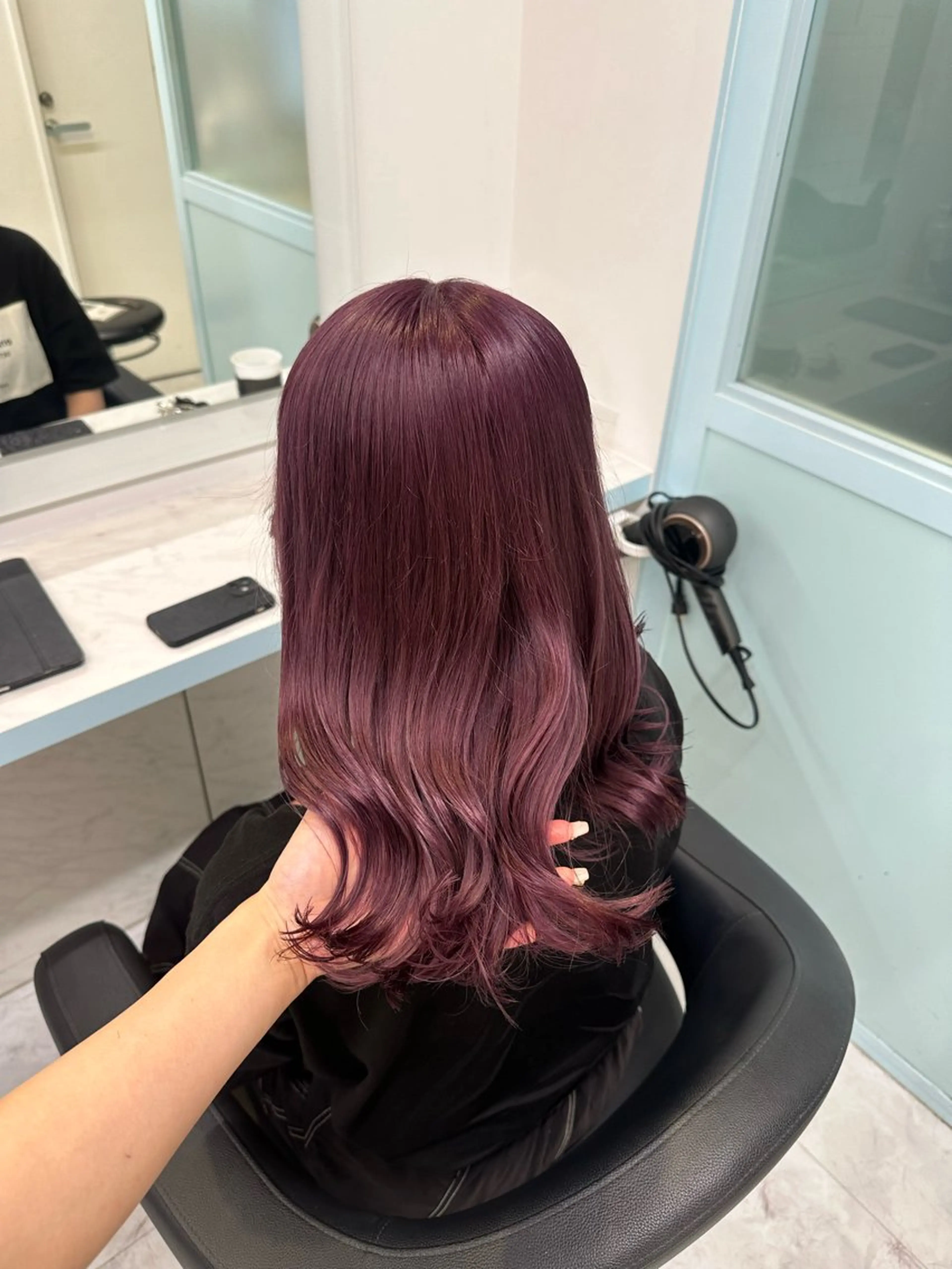 セミロング カラー カット ヘアカラー トリートメント ヘッドスパ ヘアセット ハイトーン🌈メンズ カット♡Machanのヘアスタイル