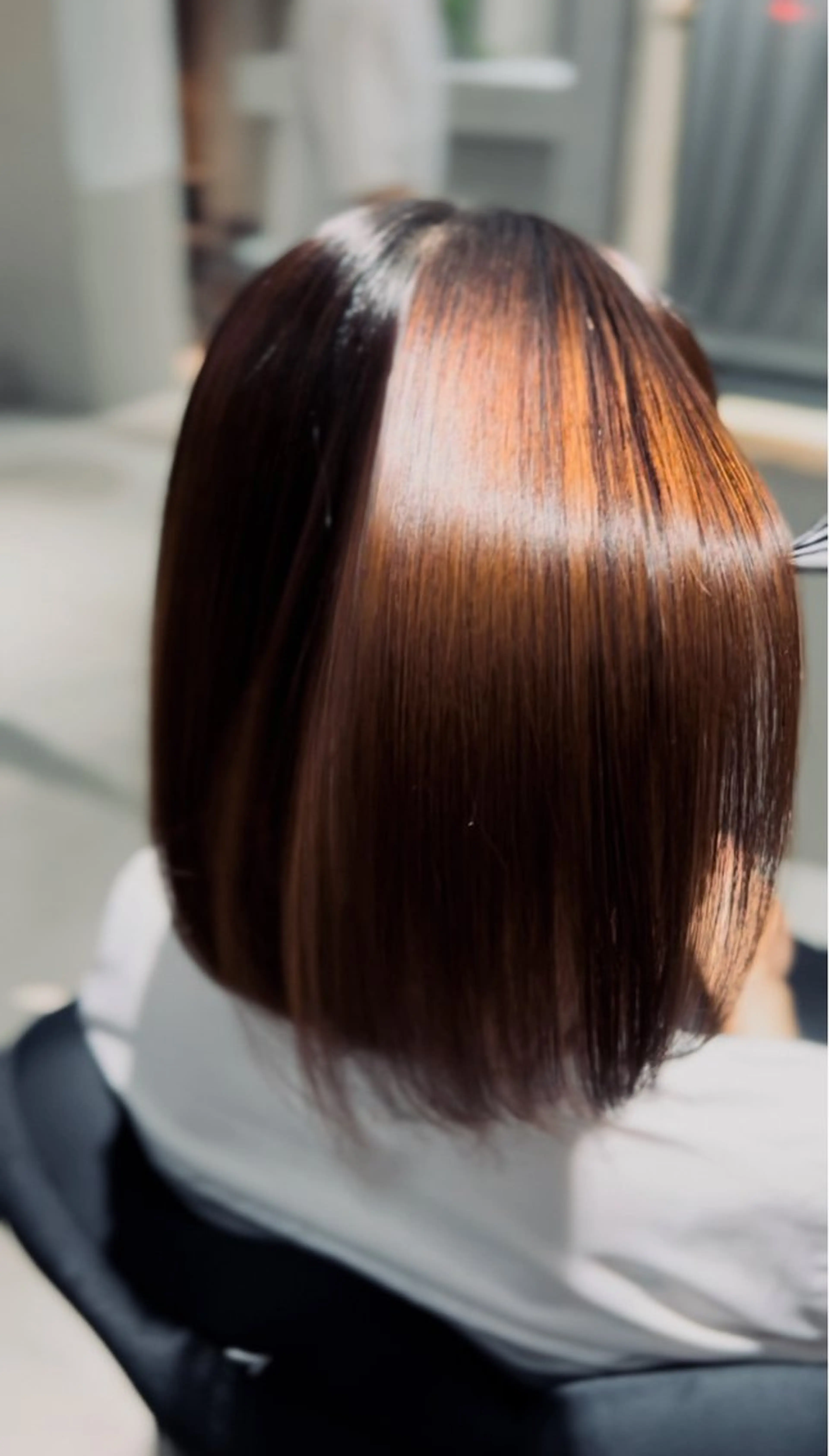 ミディアム 縮毛矯正 🖤美髪師🖤 縮毛矯正🥀emiのヘアスタイル