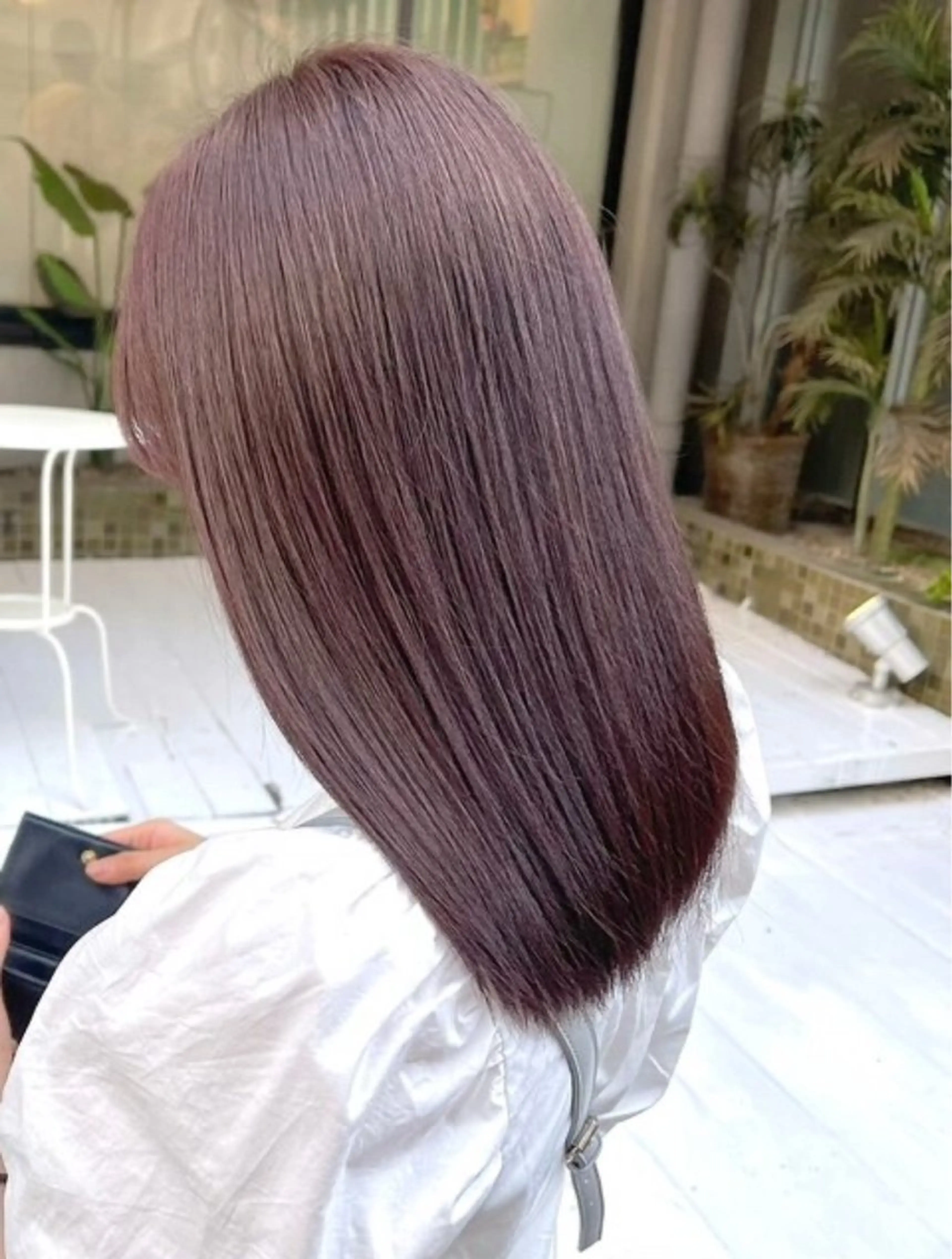 ミディアム ヘアカラー トリートメント 髪質改善カラー 🏖️クウト🏖️のヘアスタイル