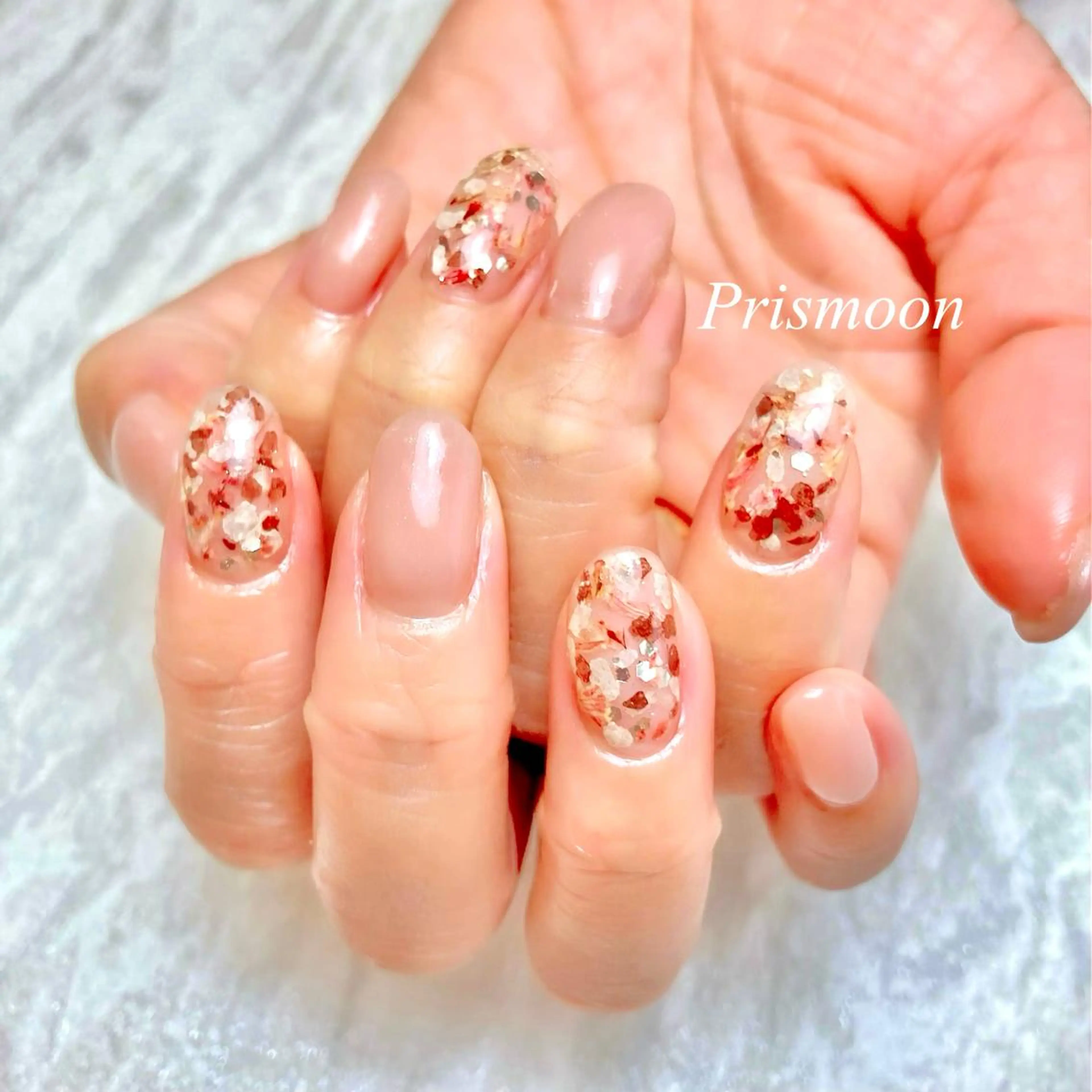 ネイル フラワーネイル Prismoon  Nail所属・Prismoon Nailのネイルデザイン