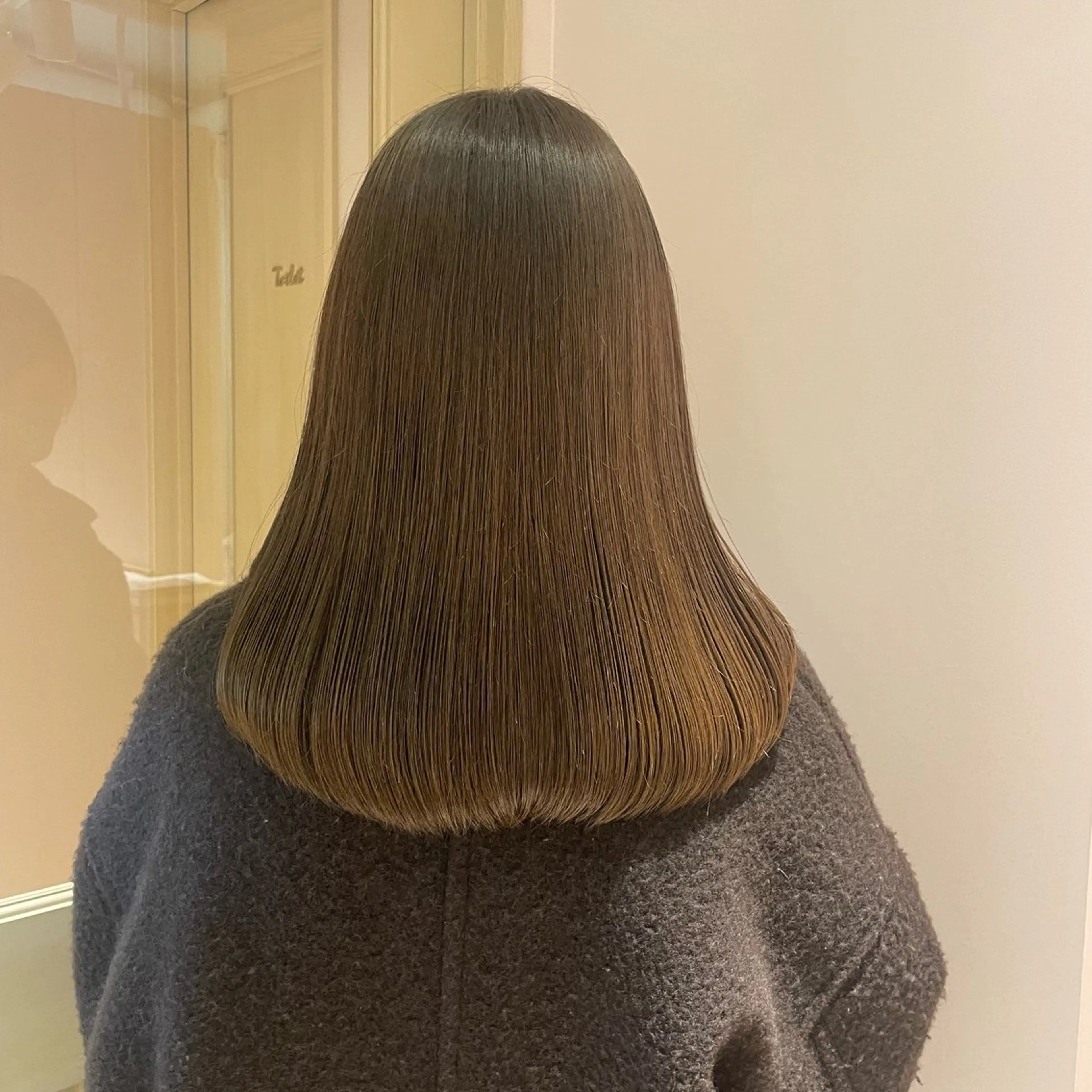 セミロング ヘアカラー トリートメント ヘッドスパ マホ/日吉/髪質改善 /レイヤー/ガーリーのヘアスタイル