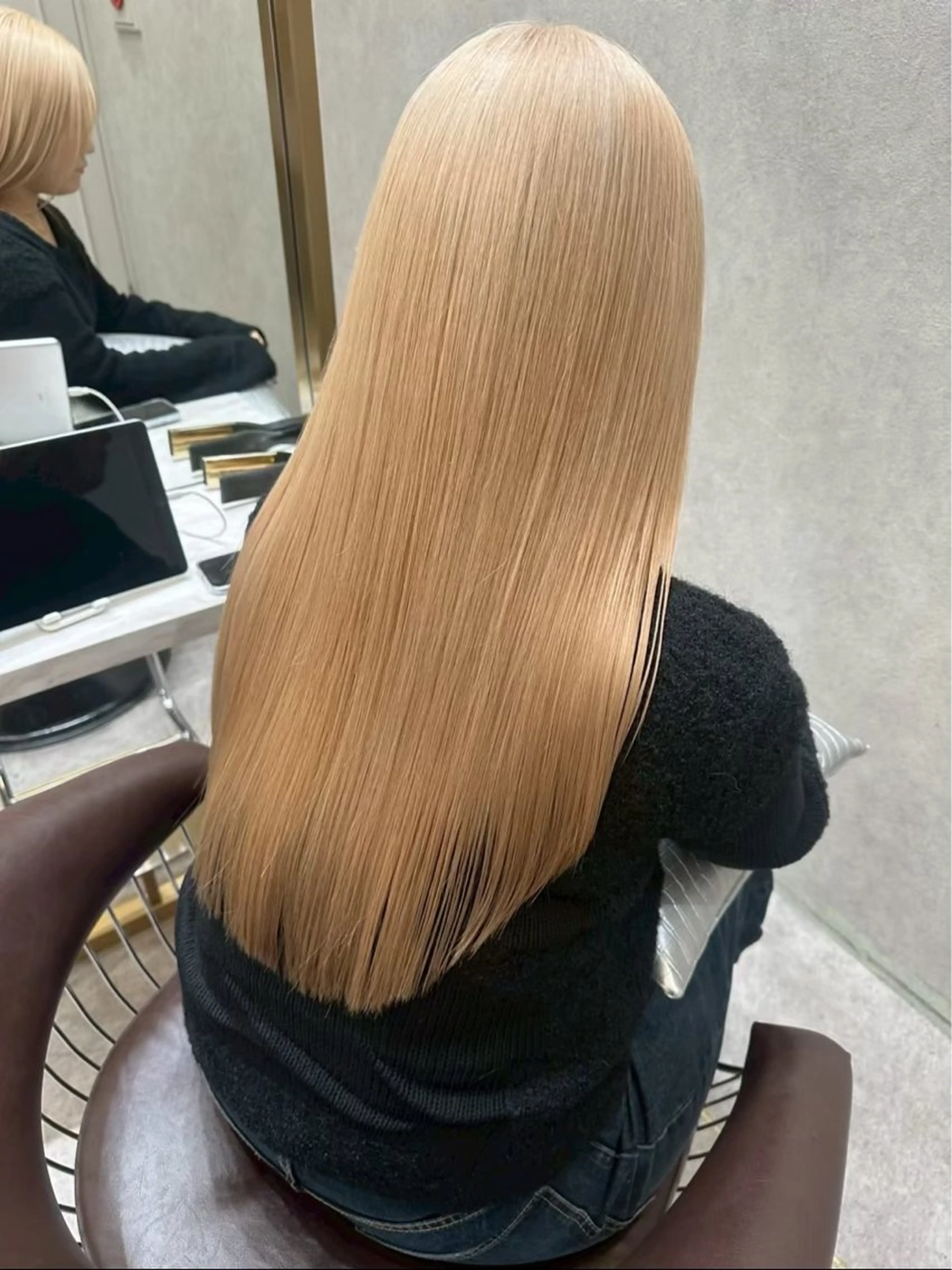 ロング ヘアカラー ひな🫧ボブ ×艶髪🫧のヘアスタイル