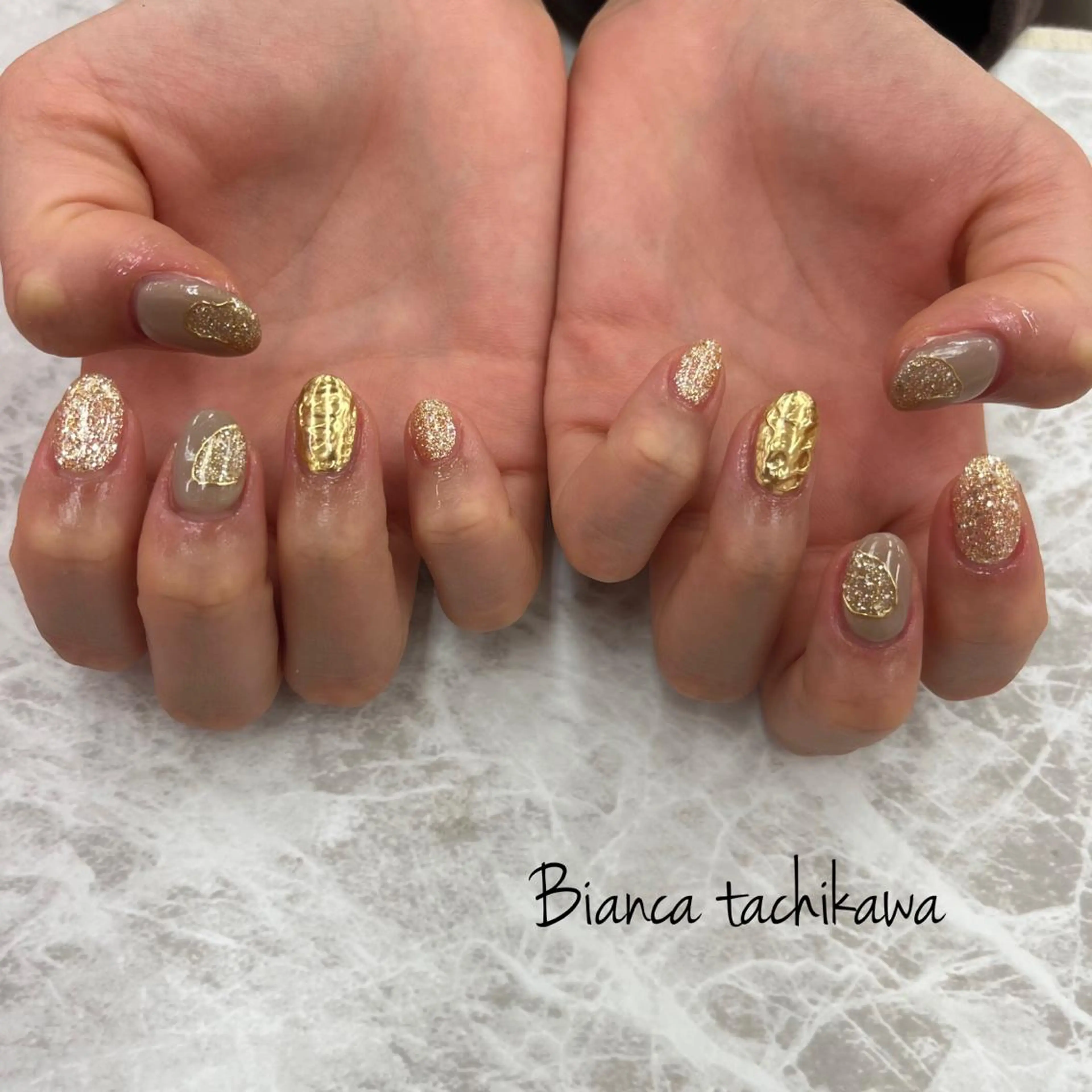 ネイル ニュアンスネイル ハンドネイル Bianca☁国分寺 🤍店長/黒木愛美のネイルデザイン
