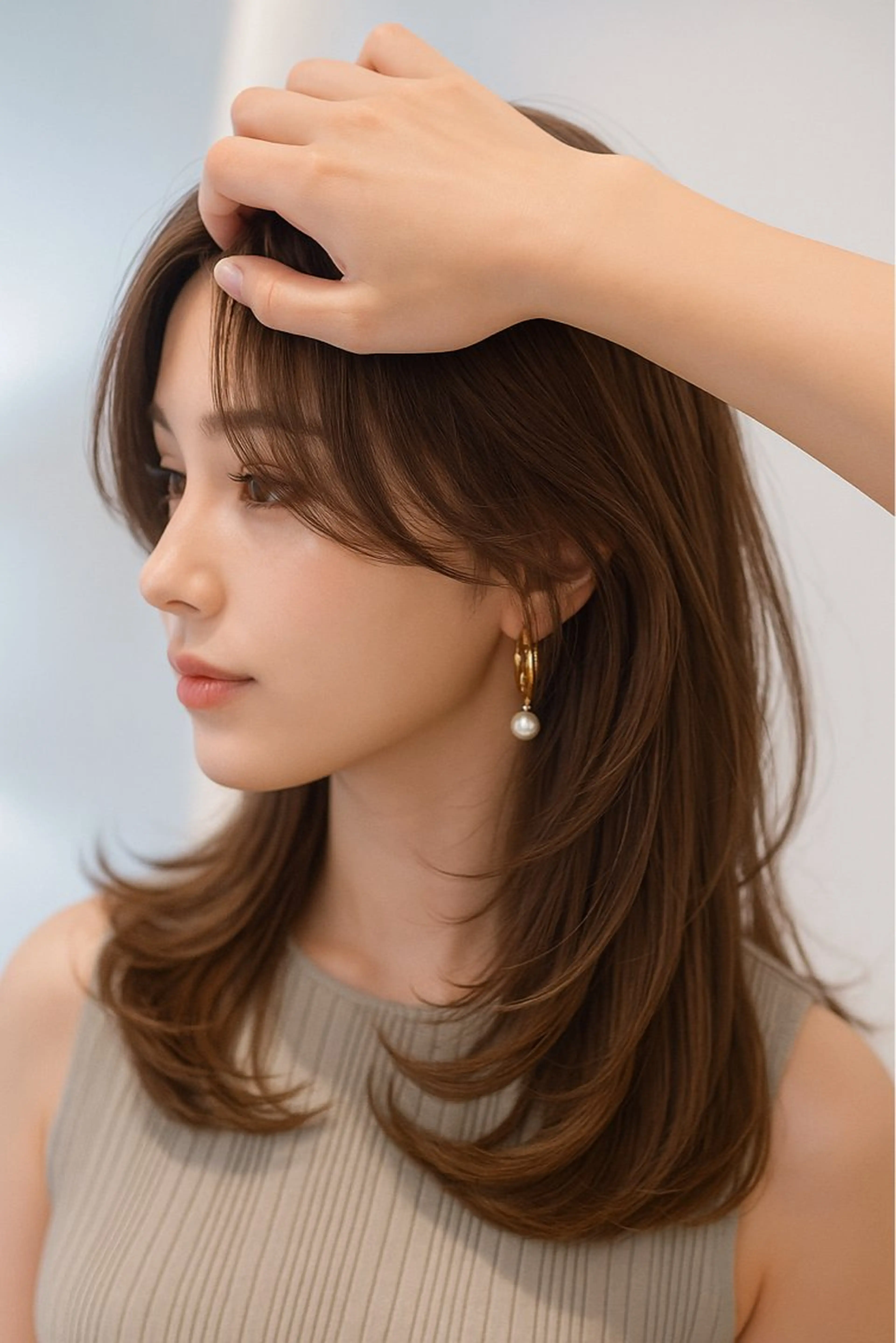 【カットモデル（レイヤースタイルのみ）】の写真
