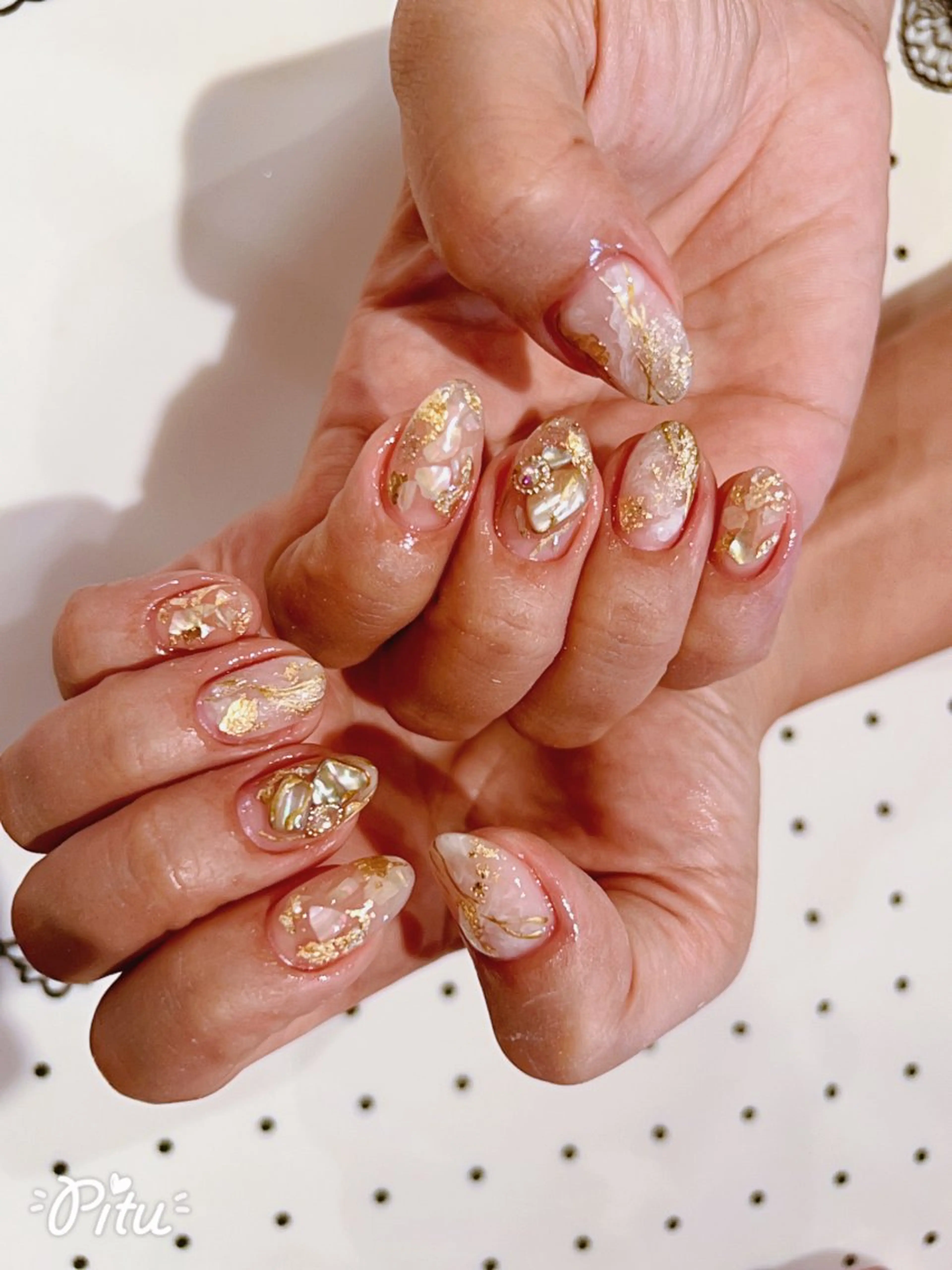 セミロング 🎀CUTEE 🎀レイのネイルデザイン