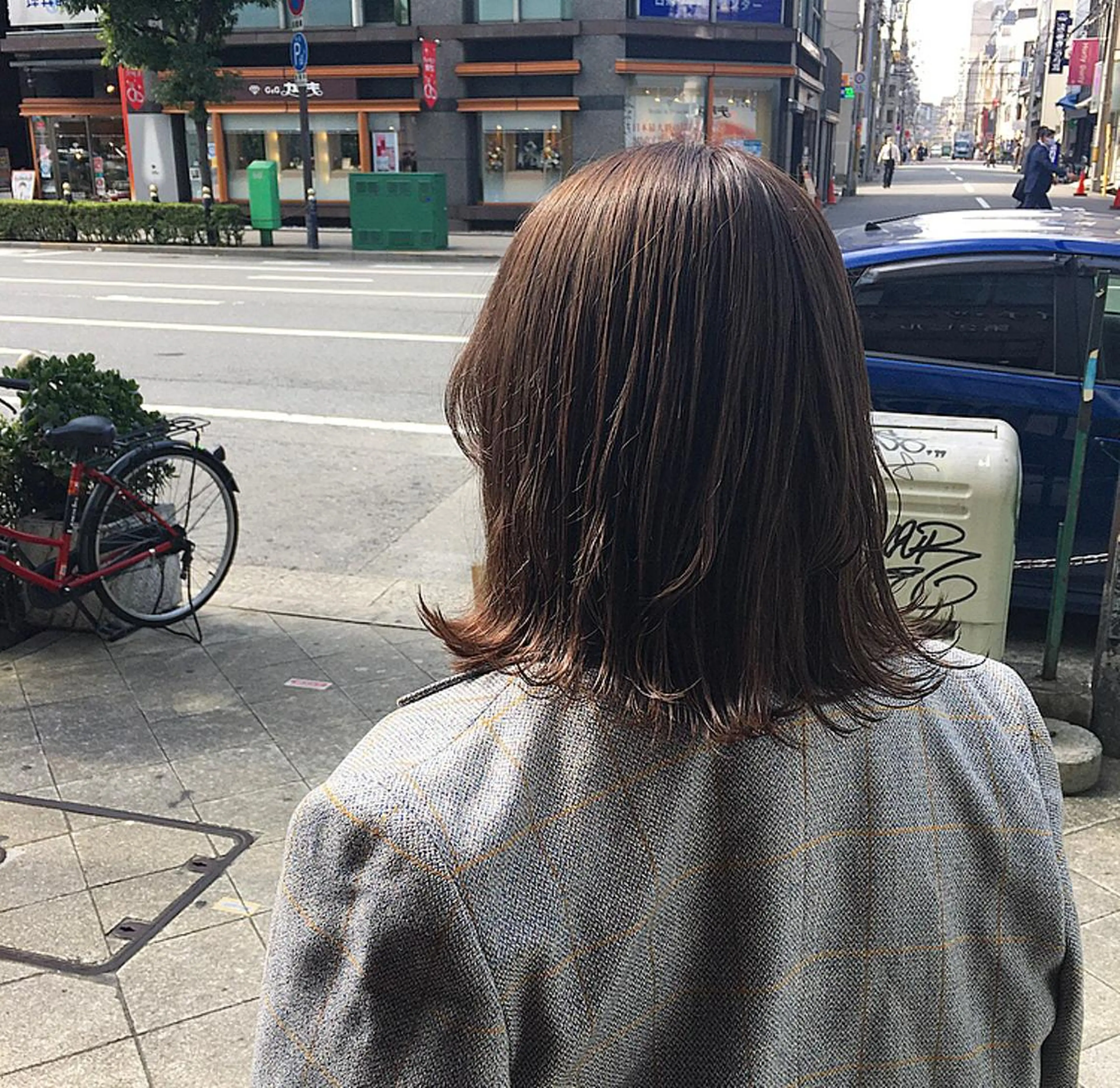 ミディアム カラー ベージュカラー ヘッドスパ soyon心斎橋所属・♡透明感/艶カラー/ M a I ♡のヘアスタイル