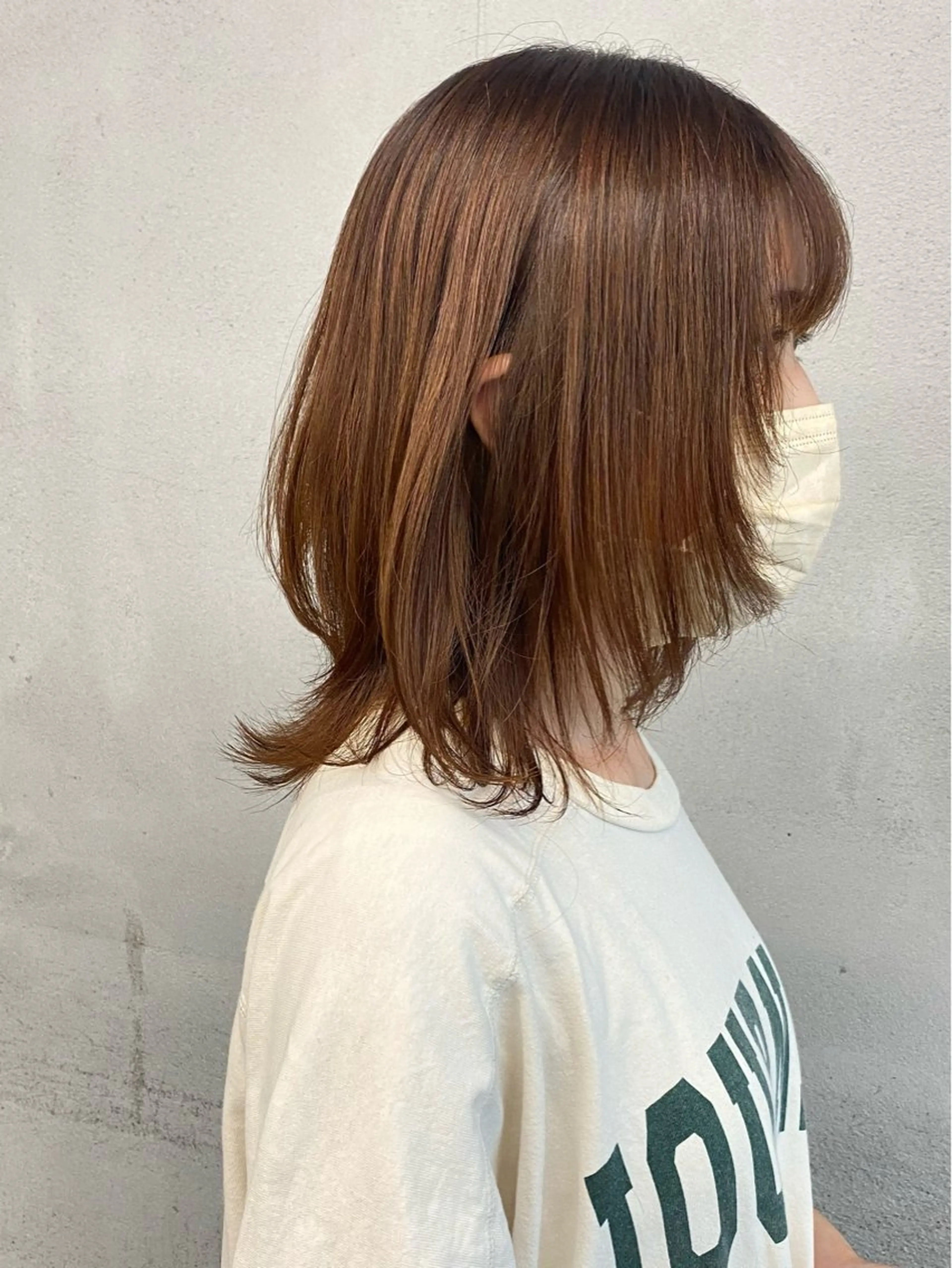 ミディアム カット トリートメント 柏 デザインカラー/ レイヤー🐣シオリのヘアスタイル
