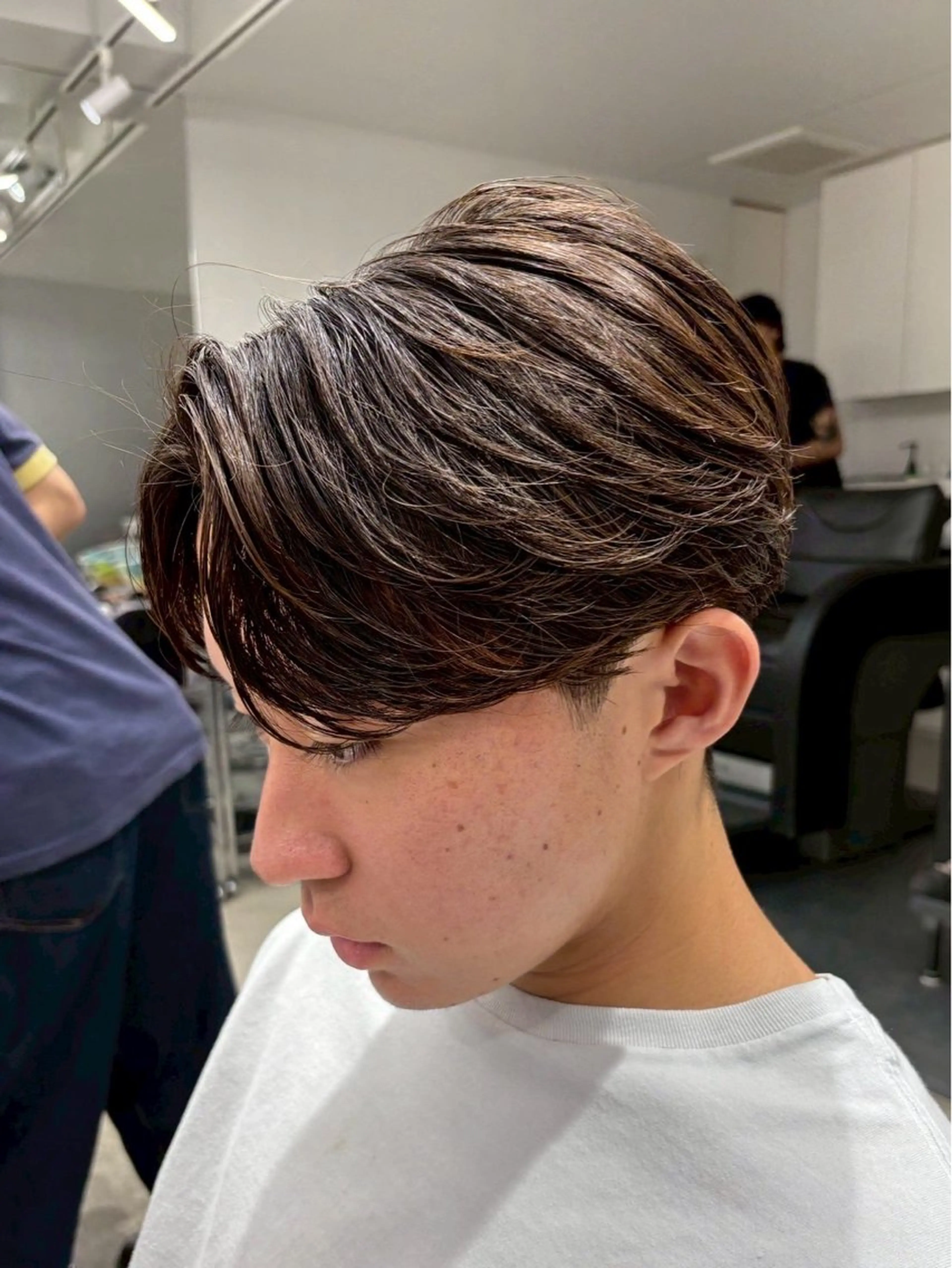 ショート パーマ メンズ カット パーマ 松井 生のヘアスタイル