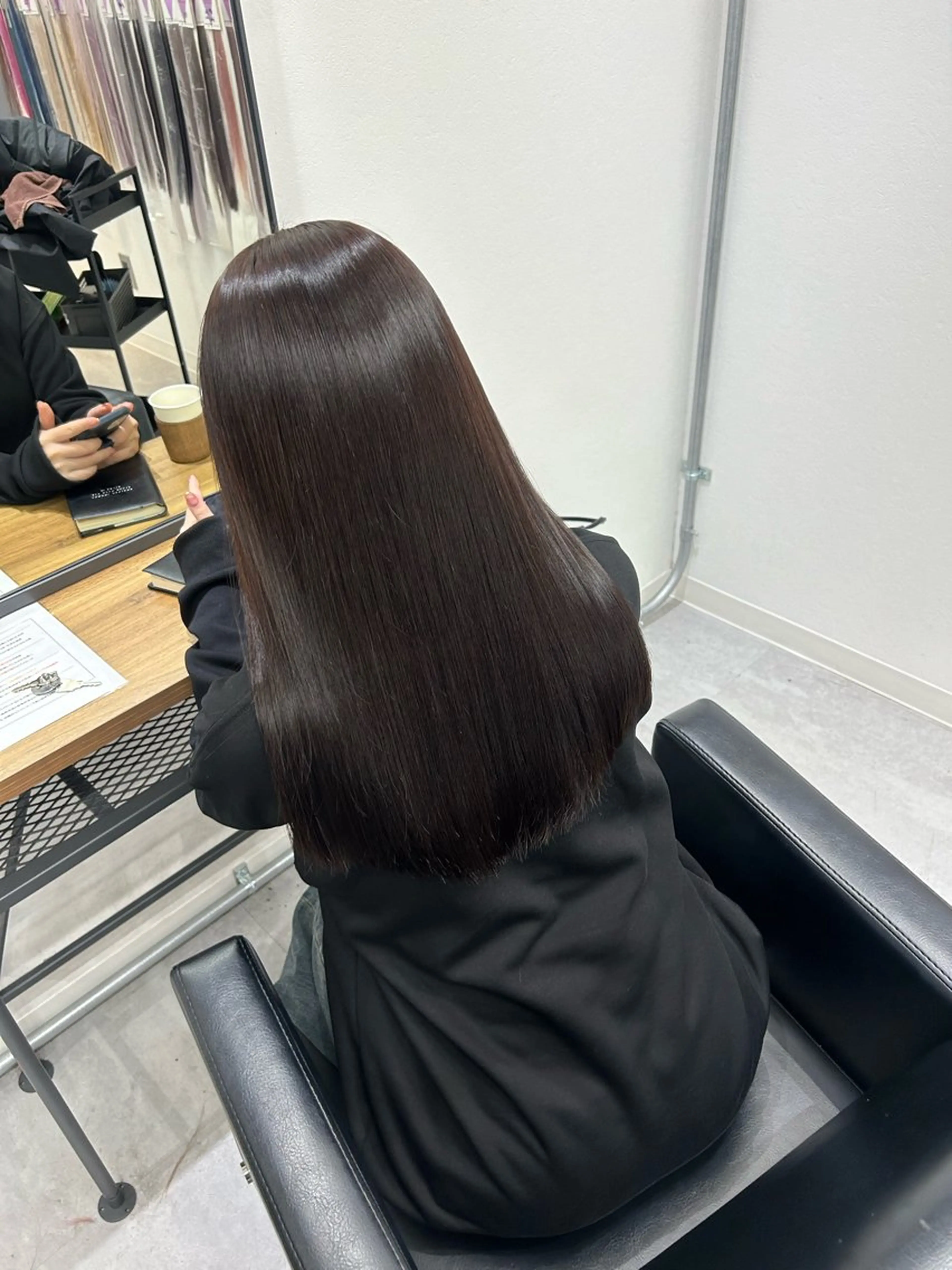ロング ヘアカラー SAKI🫧透明感 カラー&エクステのヘアスタイル
