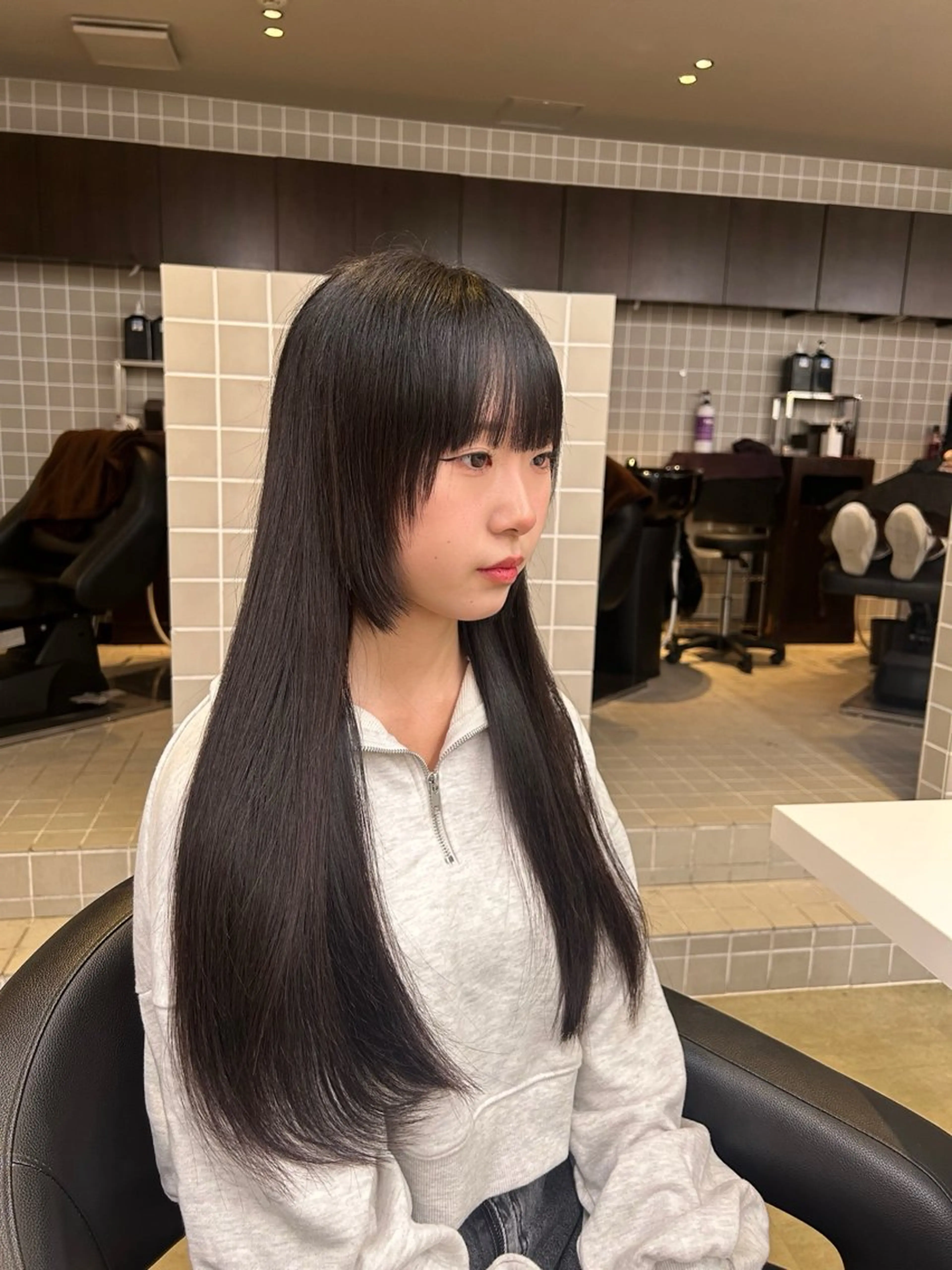 カラー カット ヘアカラー beige🤎ダブル カラー/レイヤー🧸のヘアスタイル