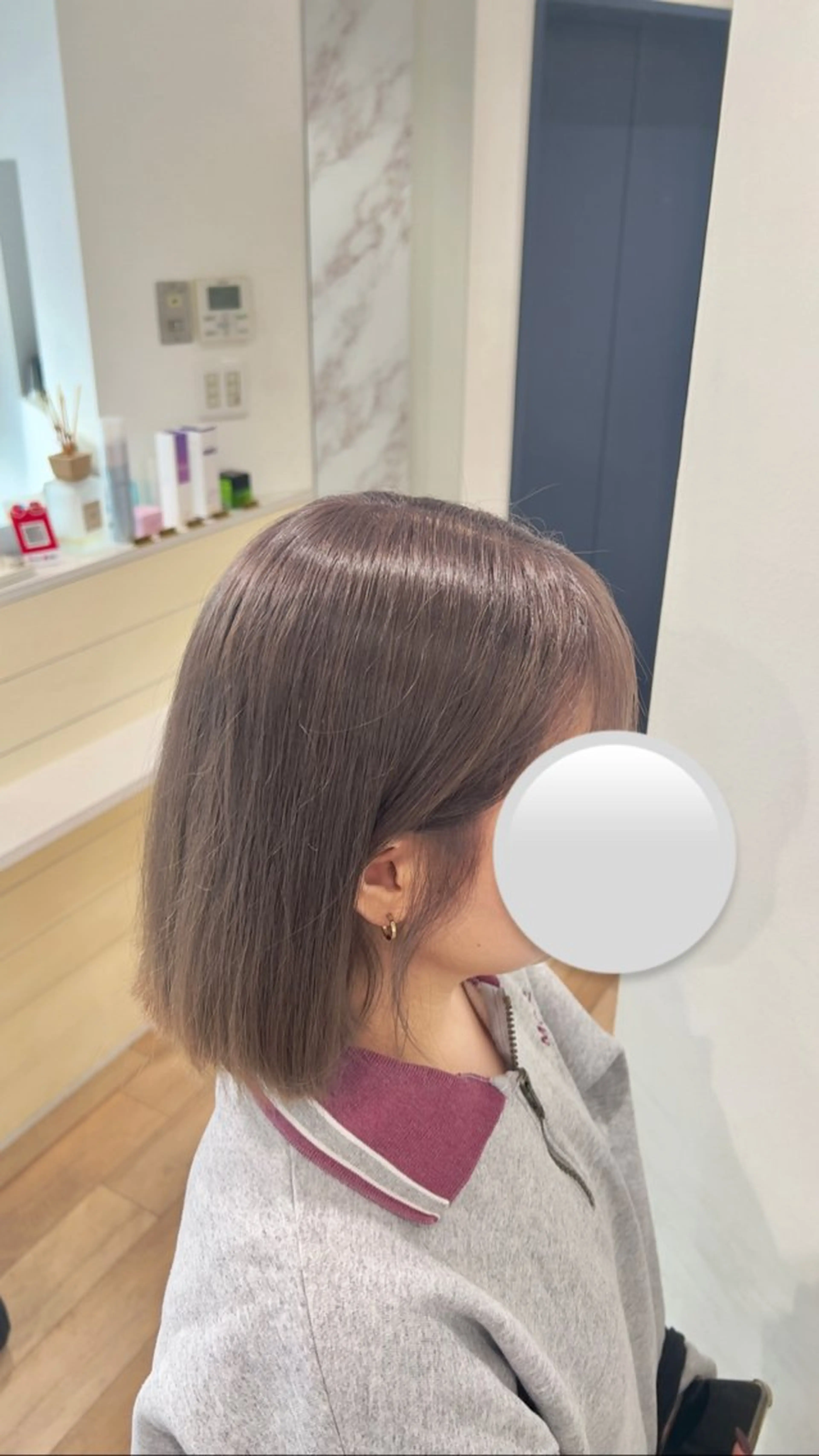 ロング カラー ブルーカラー バイオレットカラー 新宿/レイヤー/ ブリーチ/西川翔真のヘアスタイル