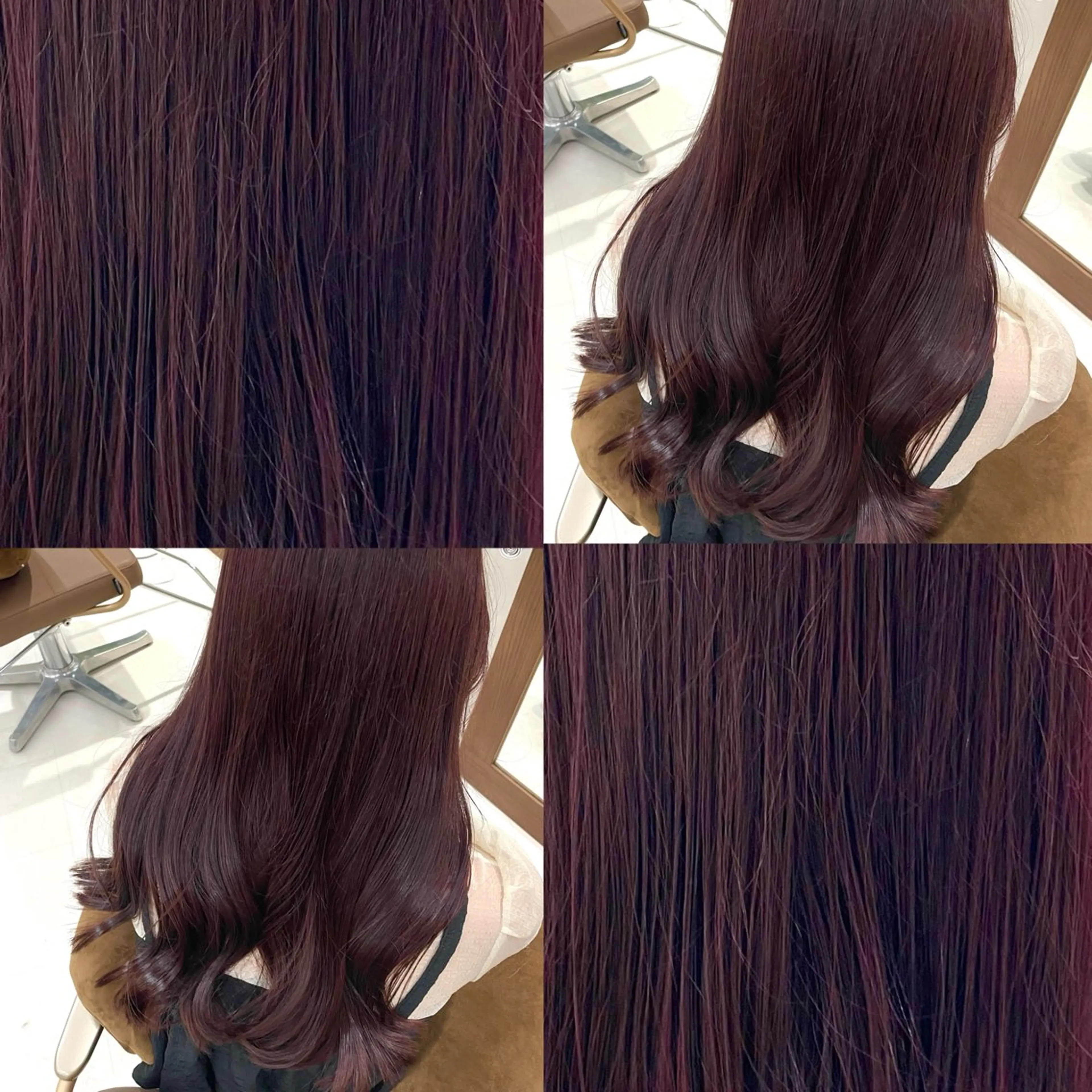 ロング カラー レッドカラー ヘアカラー トリートメント ブリーチしても艶々 🫧暖色カラーすずなのヘアスタイル