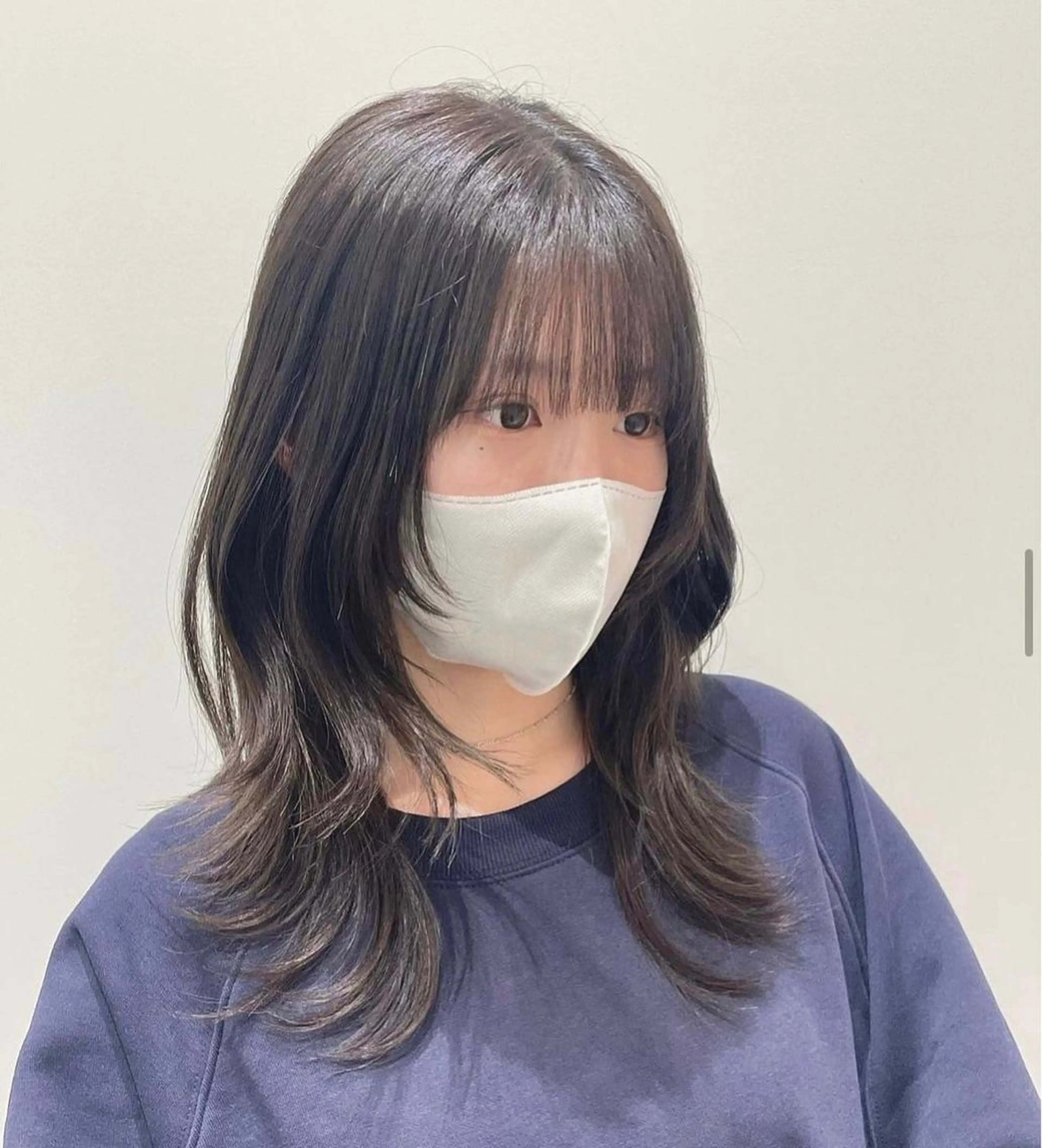 セミロング 韓国風ヘア レイヤーカット カット ヘアカラー トリートメント ❤︎︎韓国ヘア❤︎︎ 𝑺𝒉𝒊𝒉𝒐のヘアスタイル