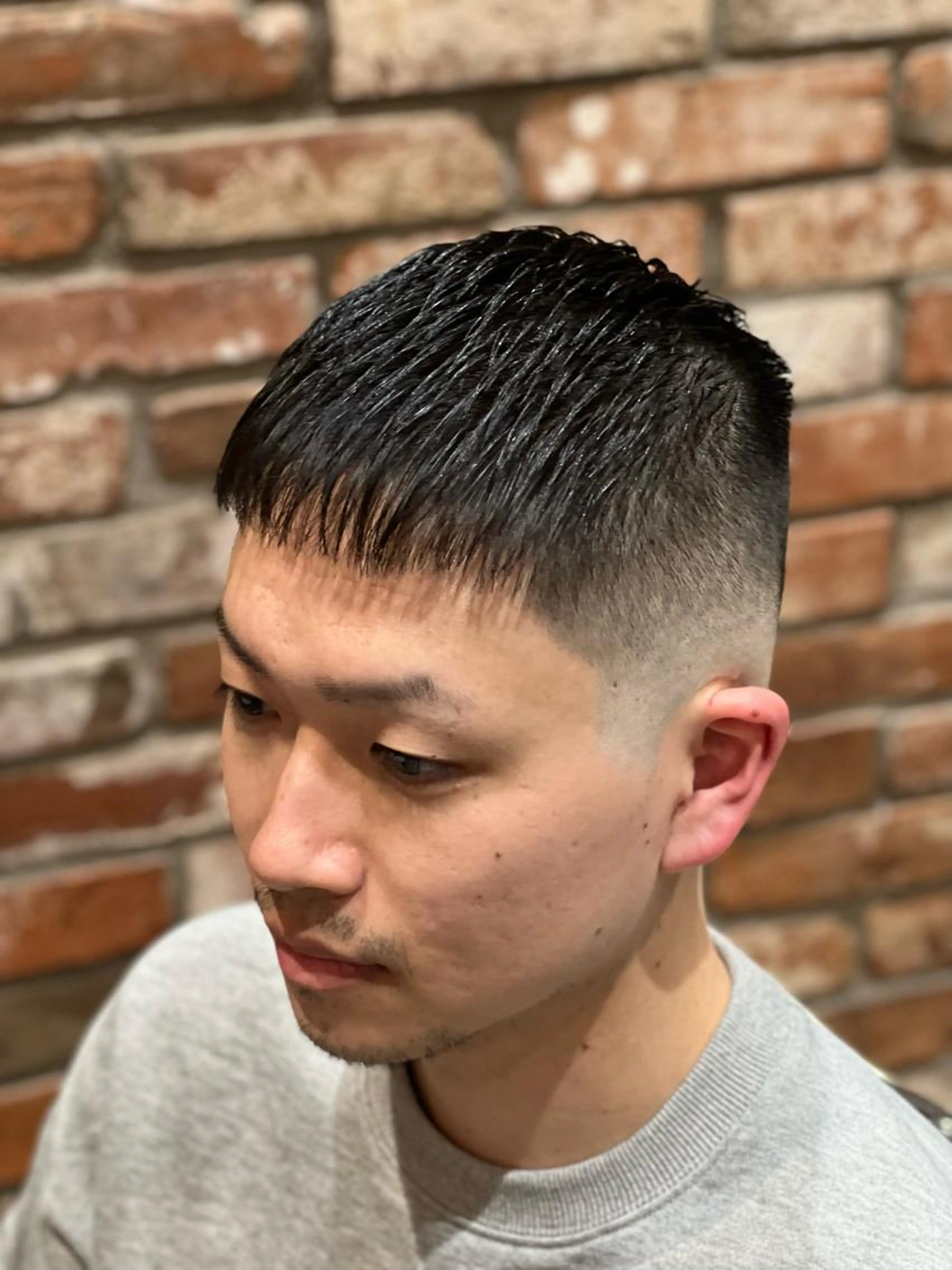 【barberスタイル💈】クロップ　カット＋スキンフェード＋シャンプーの写真