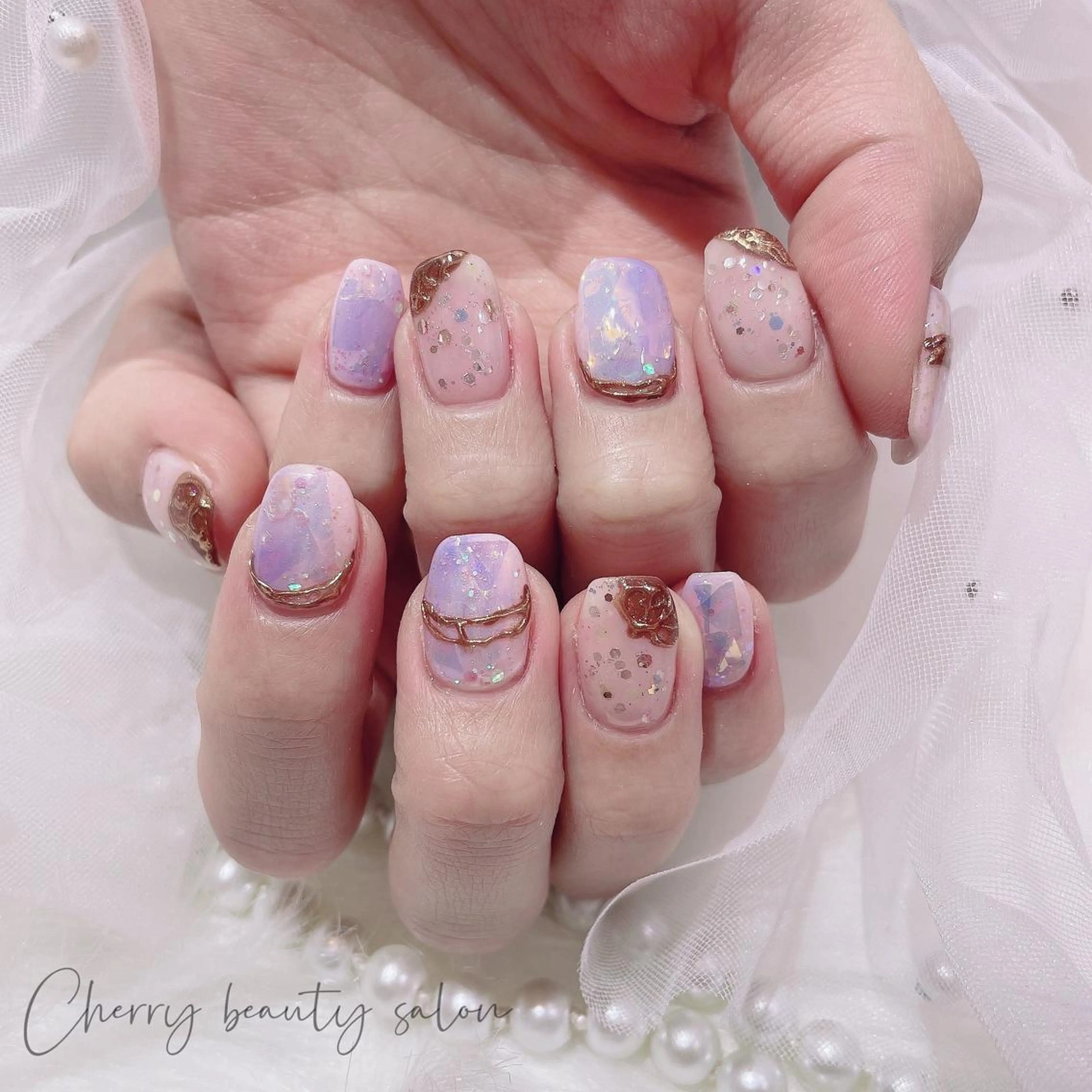 ネイル ハンドネイル ハンドケア SAKURA 🍒のネイルデザイン