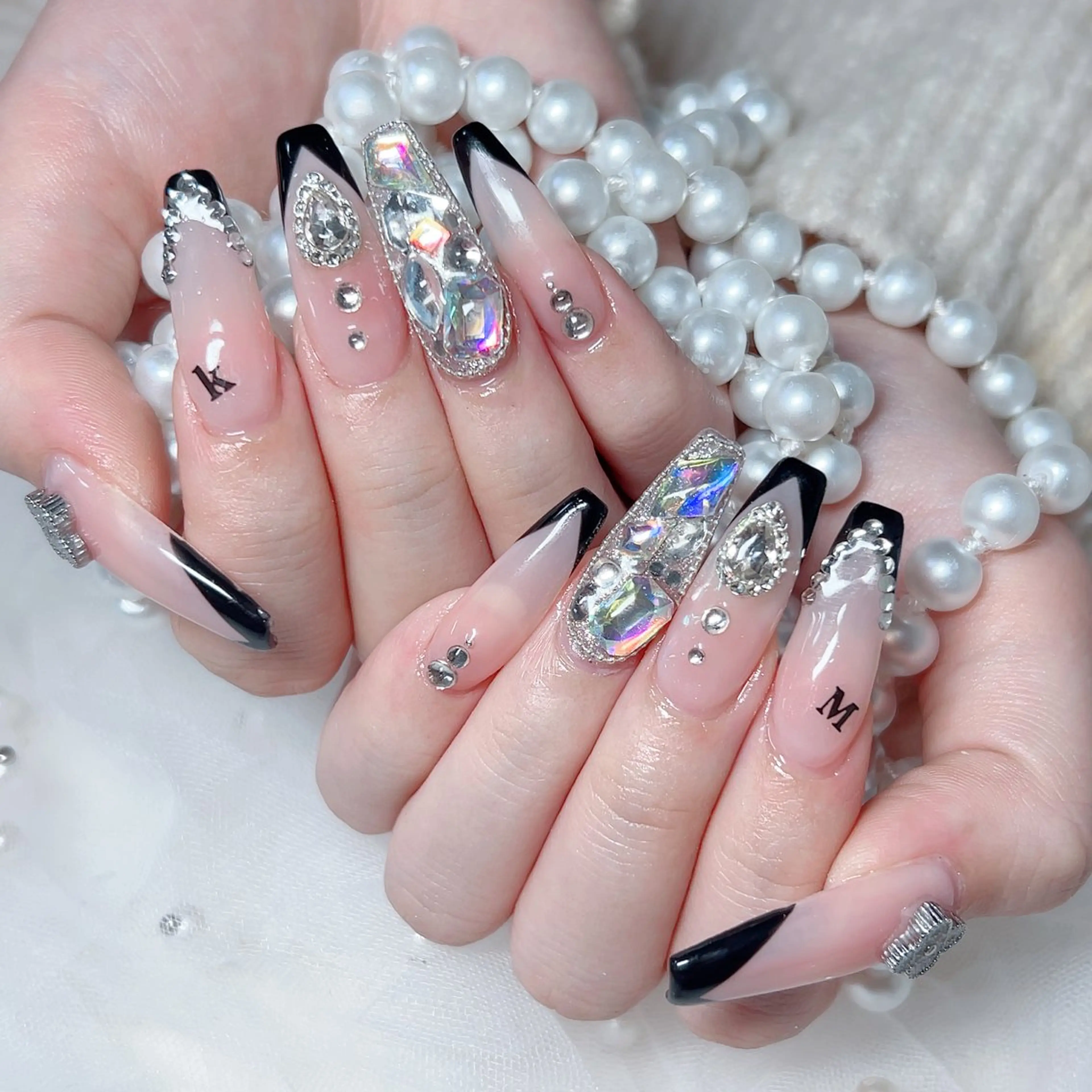 ネイル ハンドネイル M🌷nail 長さだし専門店のネイルデザイン