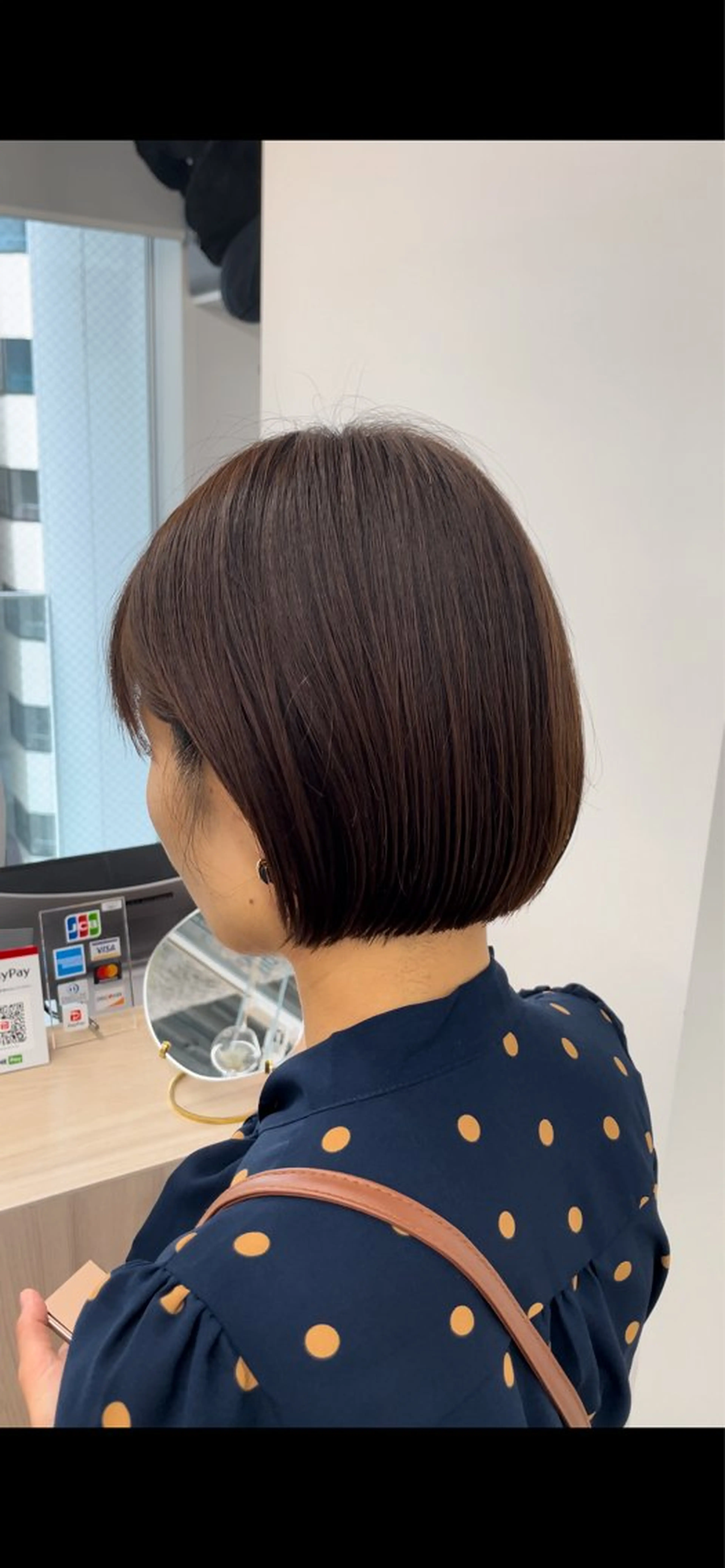 ショート カラー カット ヘアカラー レイヤーパーマ/ ショートパーマ/横浜のヘアスタイル