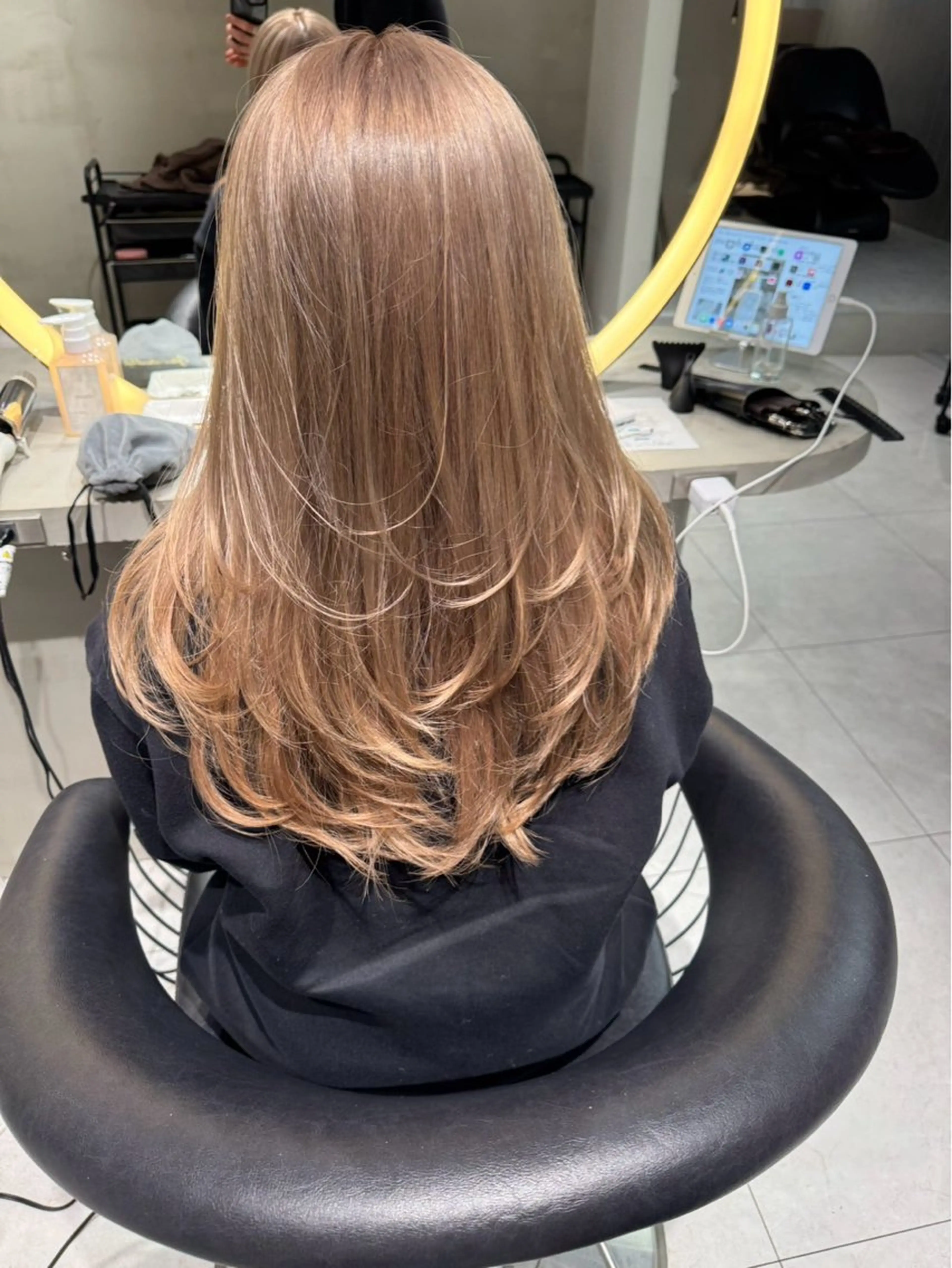 セミロング カラー ヘアカラー トリートメント Lond  ulu所属・ハセ / lond uluのヘアスタイル