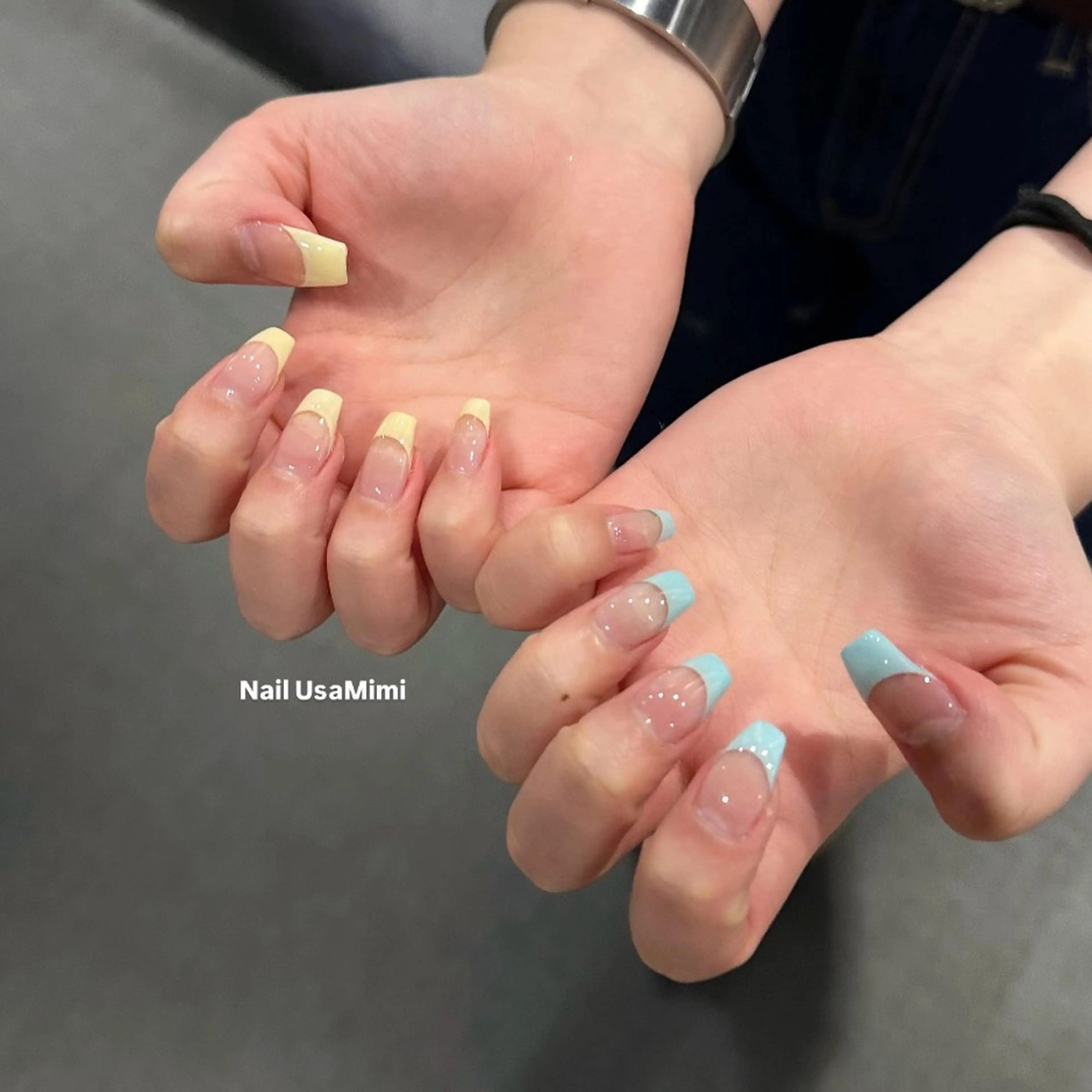 【ハンド】オフなしフレンチ(クリアベースのみ)の写真