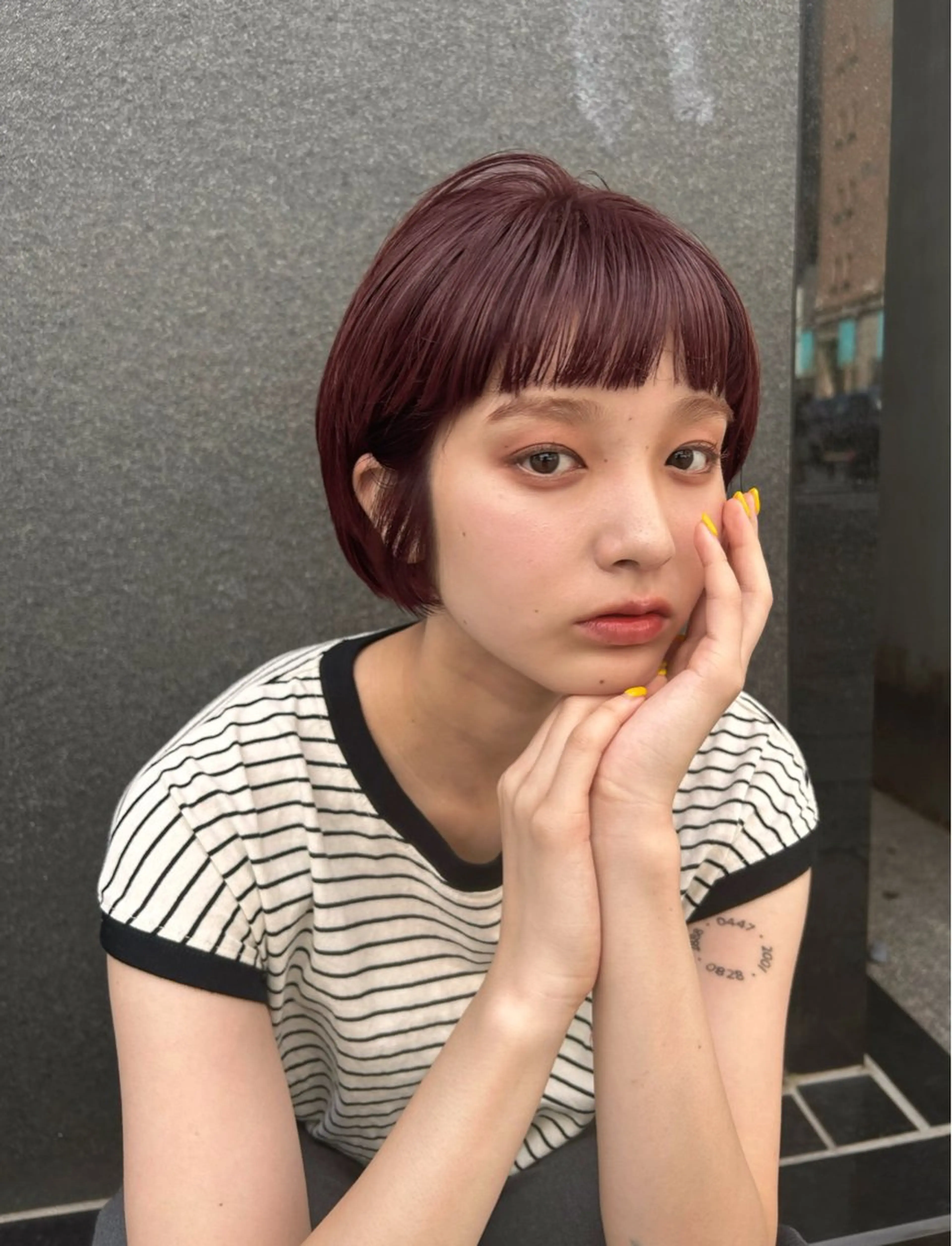 ショート カラー ヘアカラー トリートメント 透明感/明るめ ヘア/kazui🐈のヘアスタイル