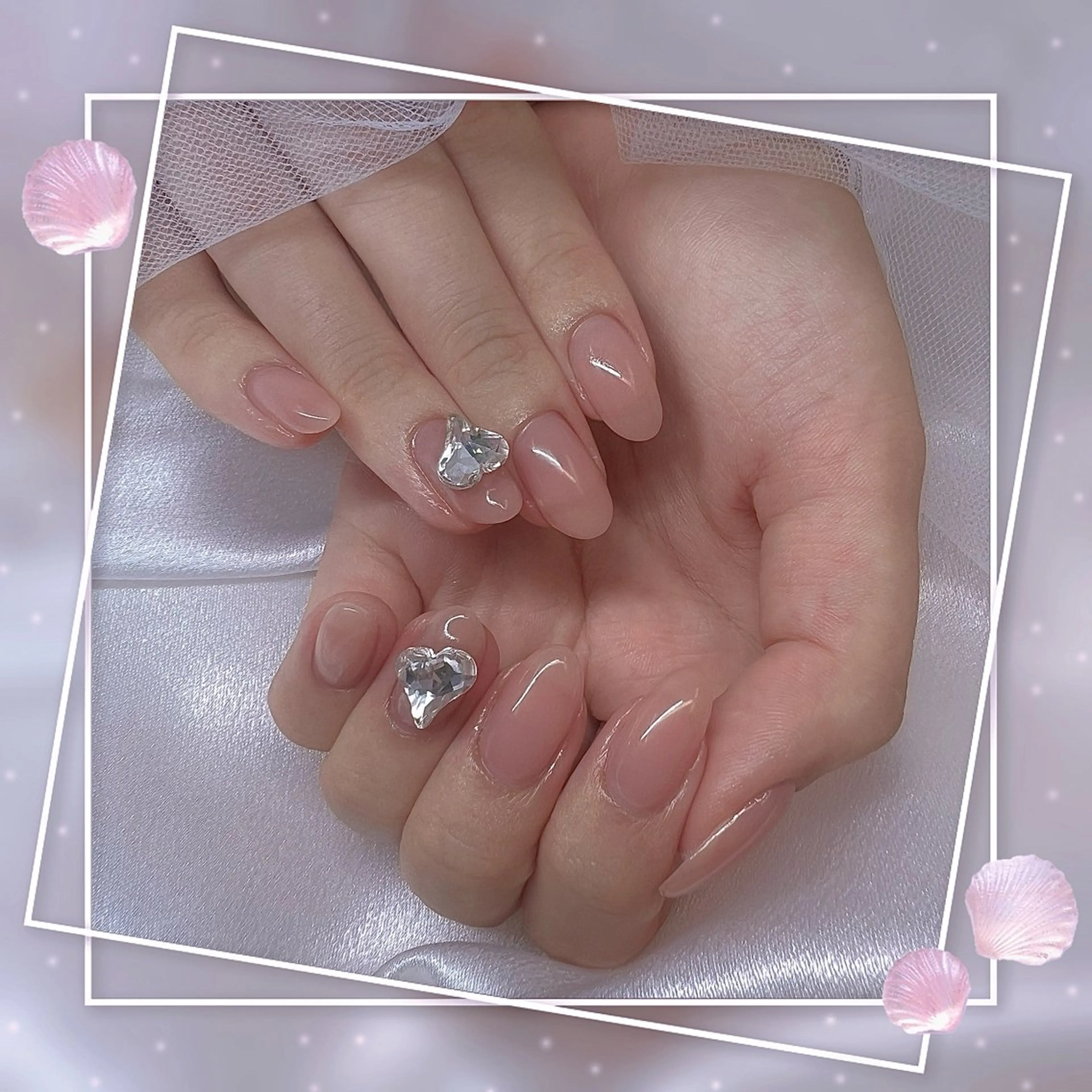 ネイル チークネイル フレンチネイル グラデーション マグネットネイル マグネットフレンチ ハンドネイル Chill Nailsalonのネイルデザイン